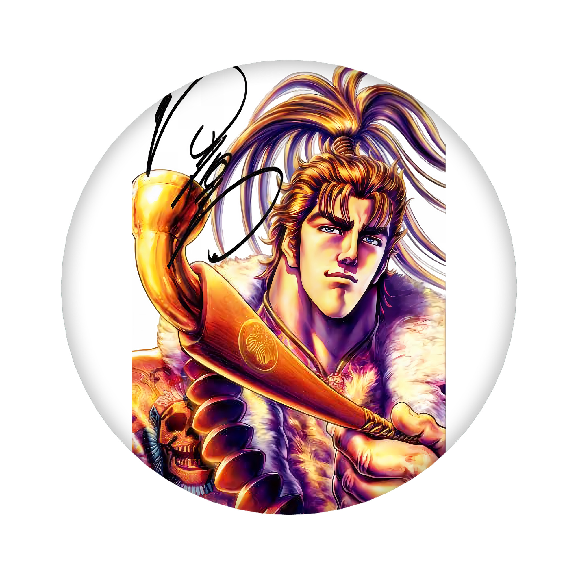 （画像用） 北斗の拳 Fist of the North Star 6cm 缶バッジ 複数セット