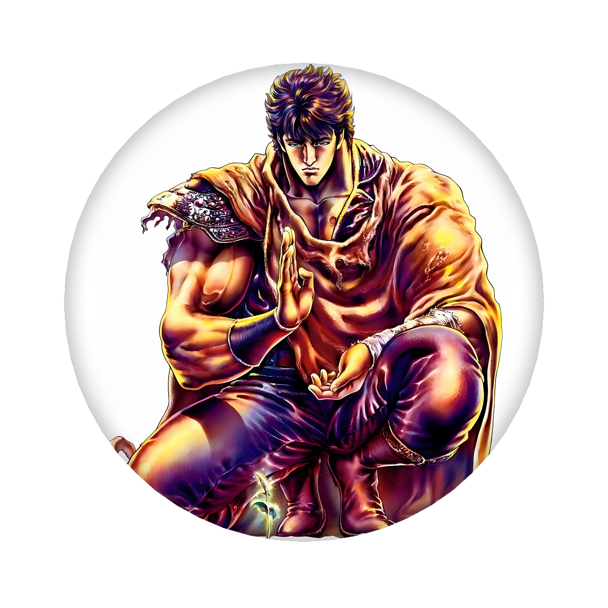 （画像用） 北斗の拳 Fist of the North Star 6cm 缶バッジ 複数セット