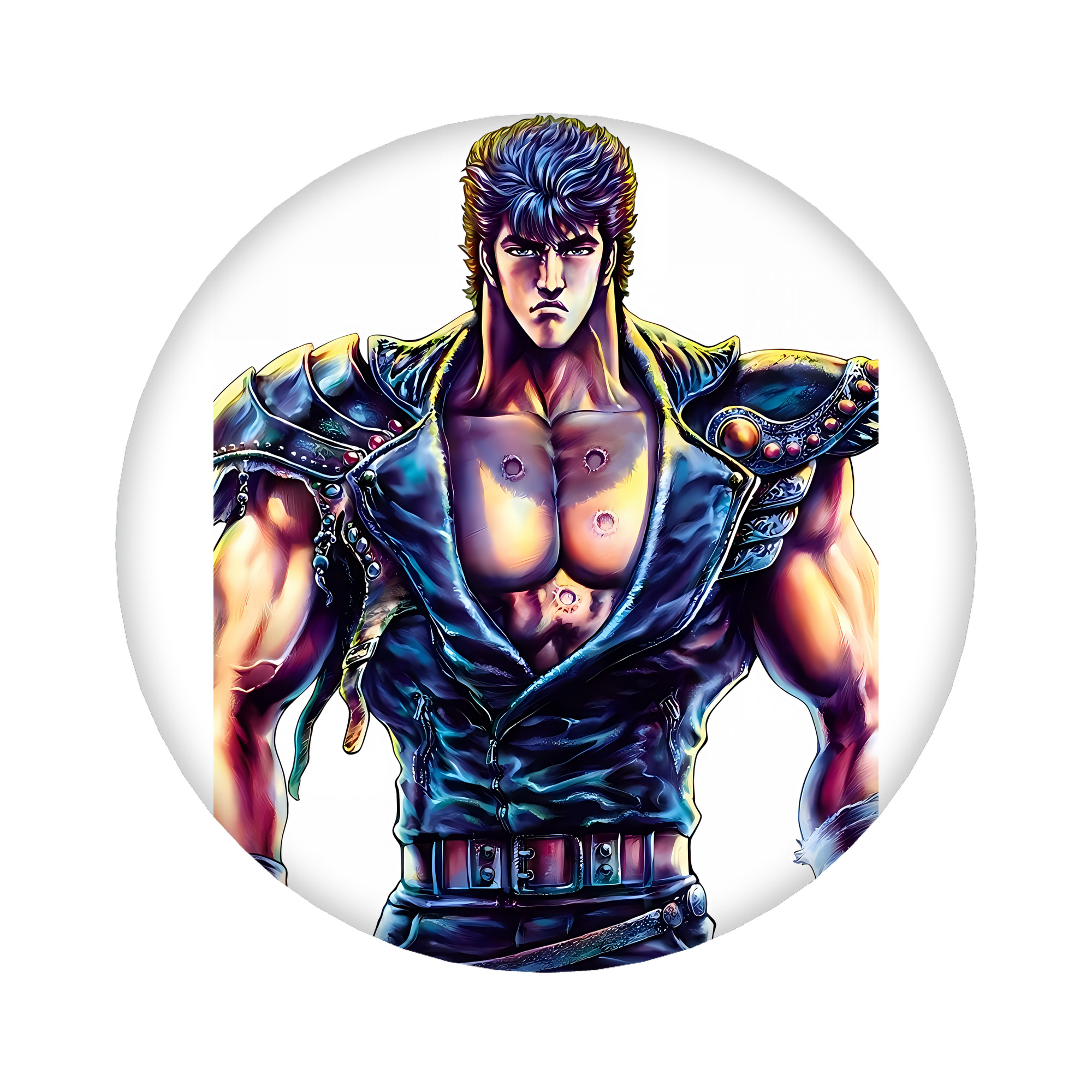 （画像用） 北斗の拳 Fist of the North Star 6cm 缶バッジ 複数セット