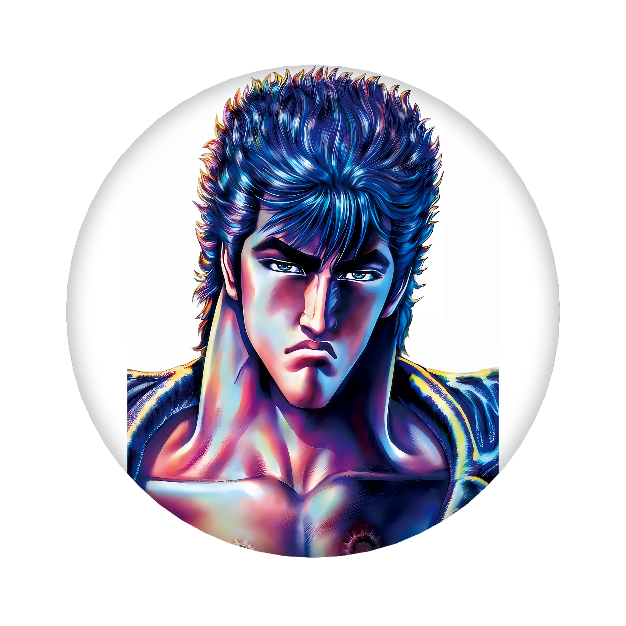 （画像用） 北斗の拳 Fist of the North Star 6cm 缶バッジ 複数セット