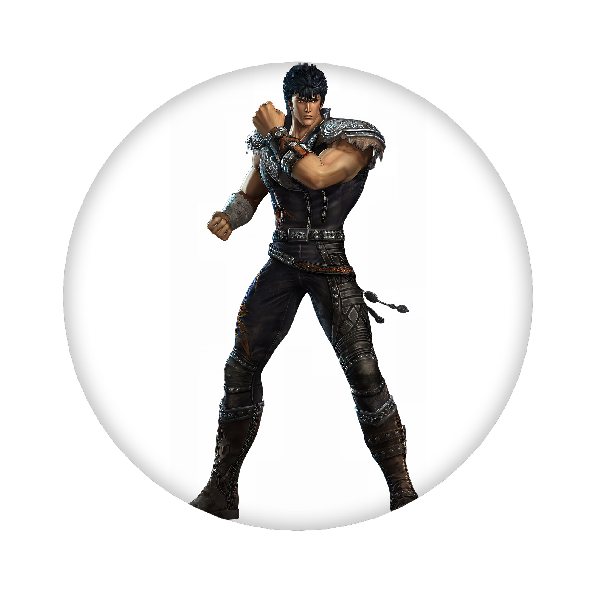 （画像用） 北斗の拳 Fist of the North Star 6cm 缶バッジ 複数セット