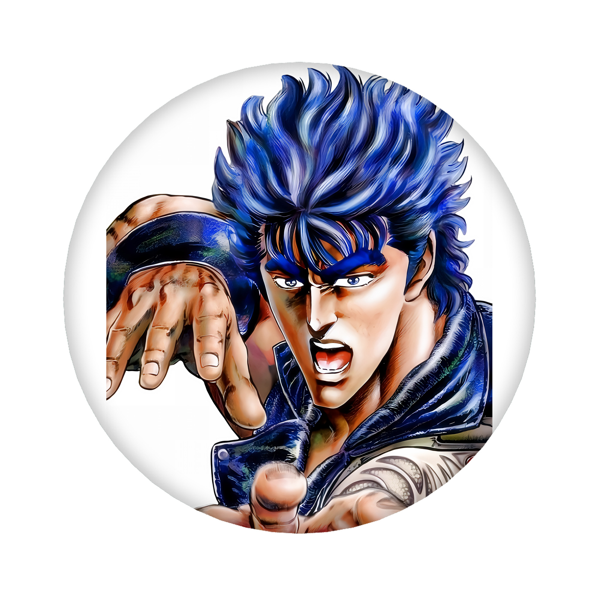（画像用） 北斗の拳 Fist of the North Star 6cm 缶バッジ 複数セット