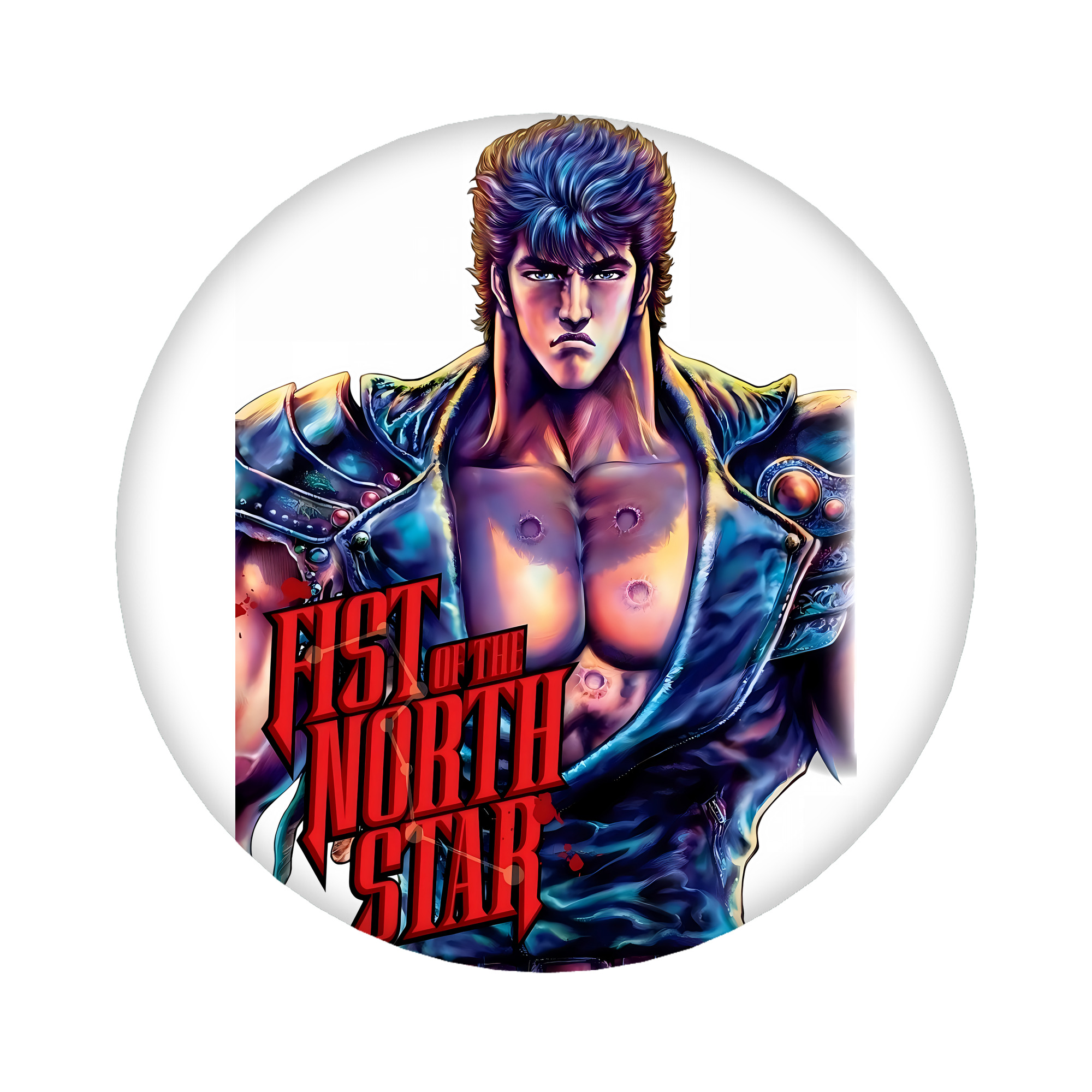 （画像用） 北斗の拳 Fist of the North Star 6cm 缶バッジ 複数セット