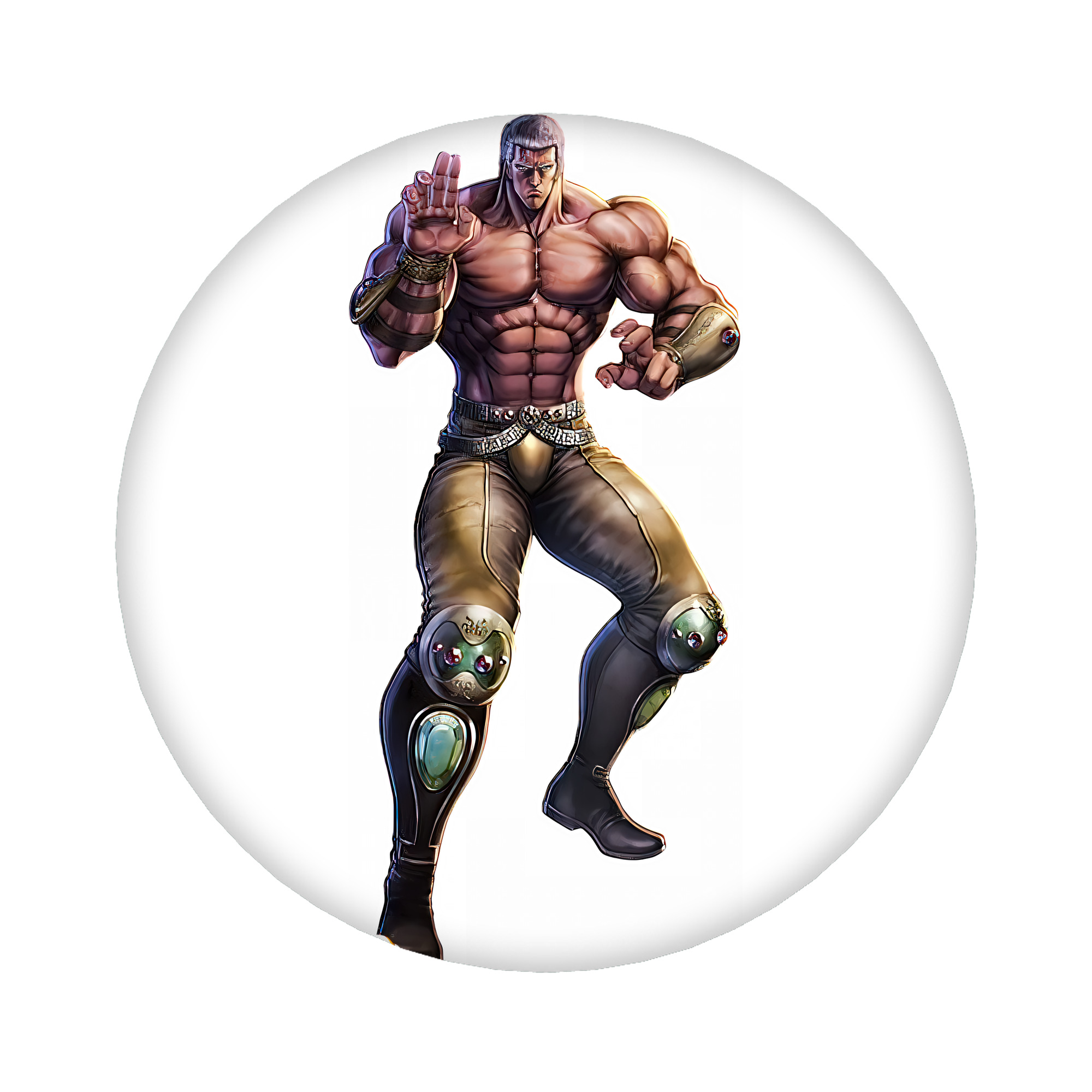 （画像用） 北斗の拳 Fist of the North Star 6cm 缶バッジ 複数セット