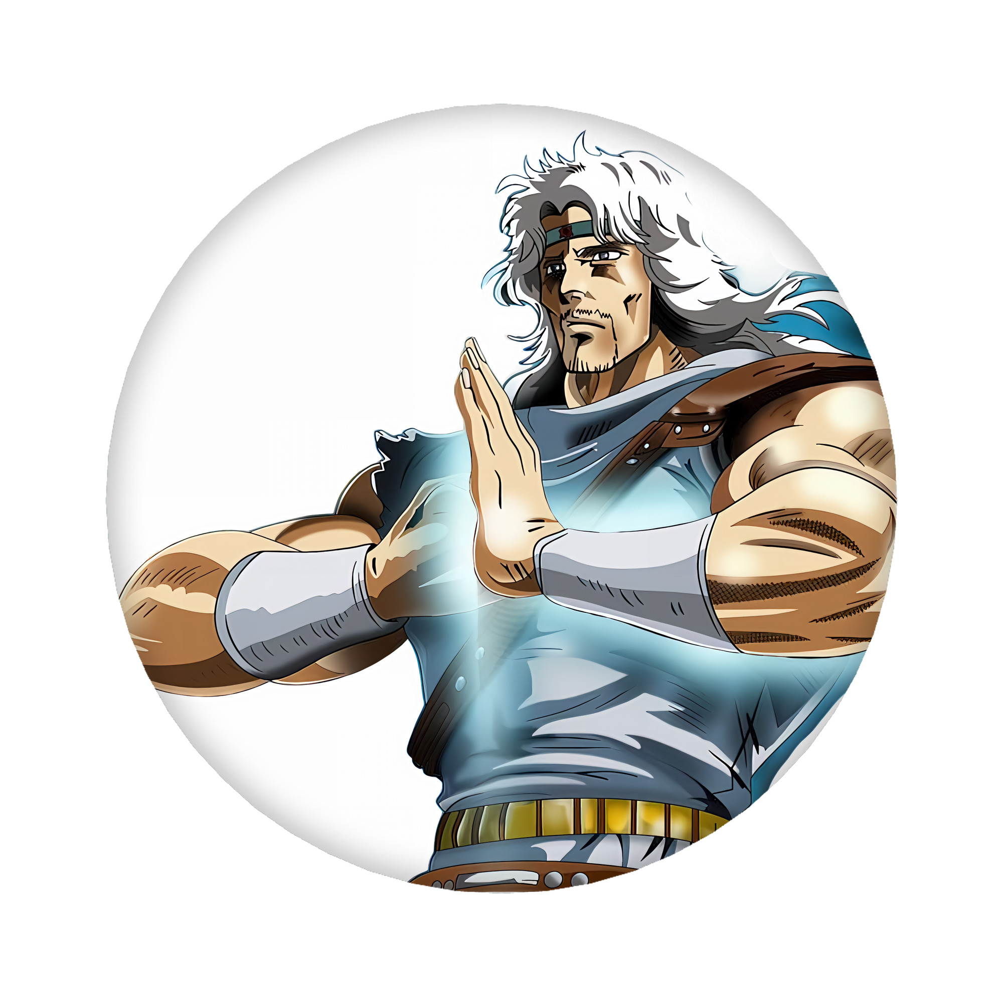 （画像用） 北斗の拳 Fist of the North Star 6cm 缶バッジ 複数セット