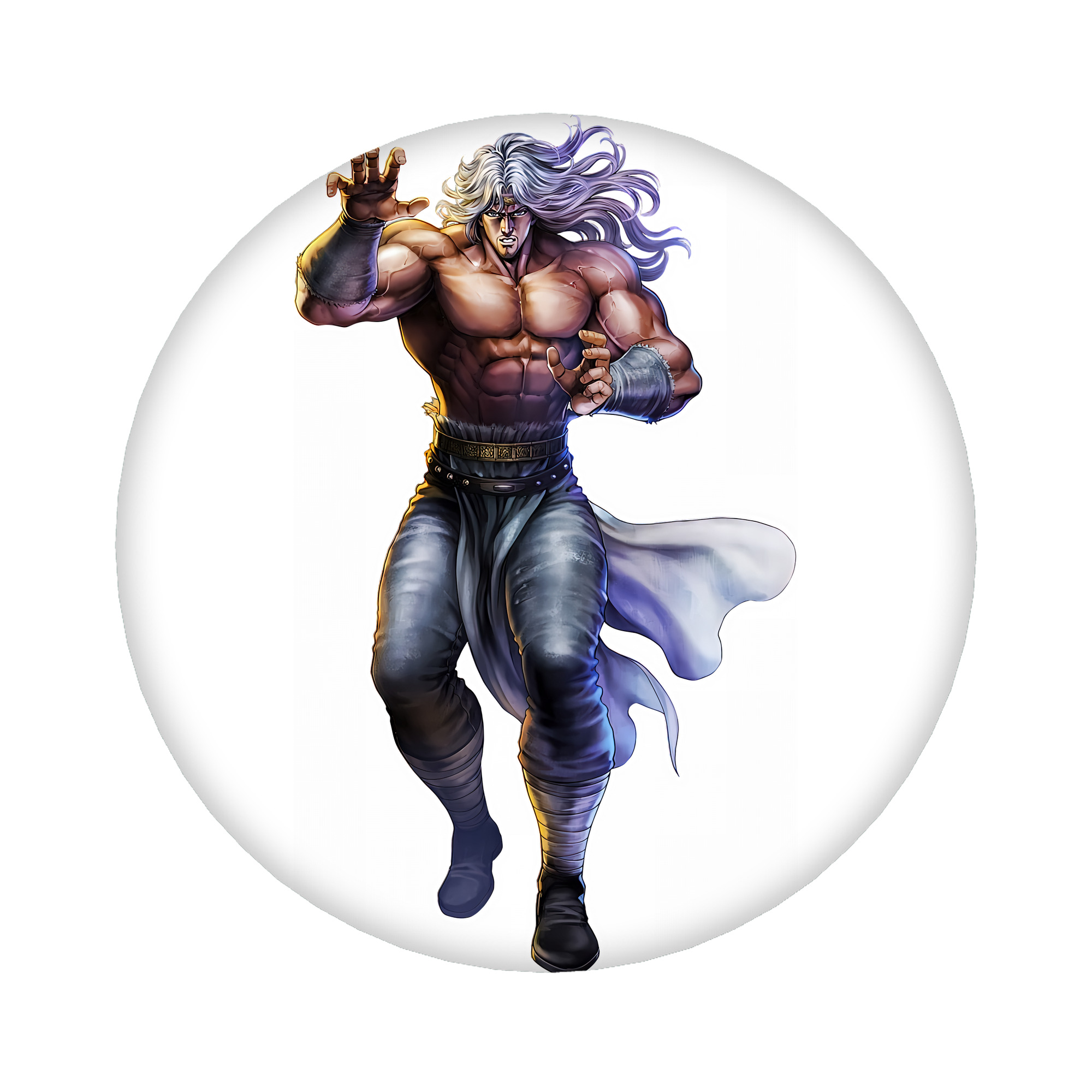 （画像用） 北斗の拳 Fist of the North Star 6cm 缶バッジ 複数セット