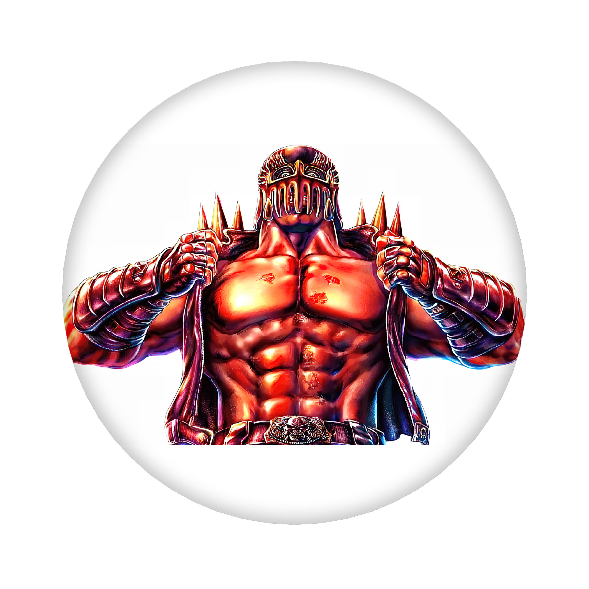 （画像用） 北斗の拳 Fist of the North Star 6cm 缶バッジ 複数セット