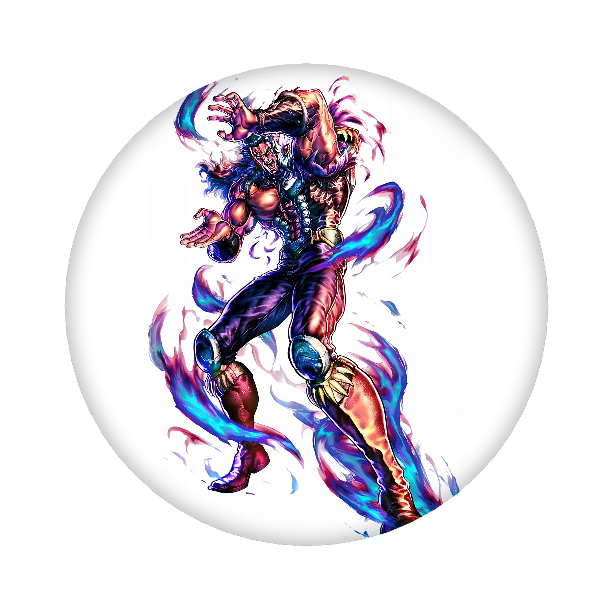 （画像用） 北斗の拳 Fist of the North Star 6cm 缶バッジ 複数セット