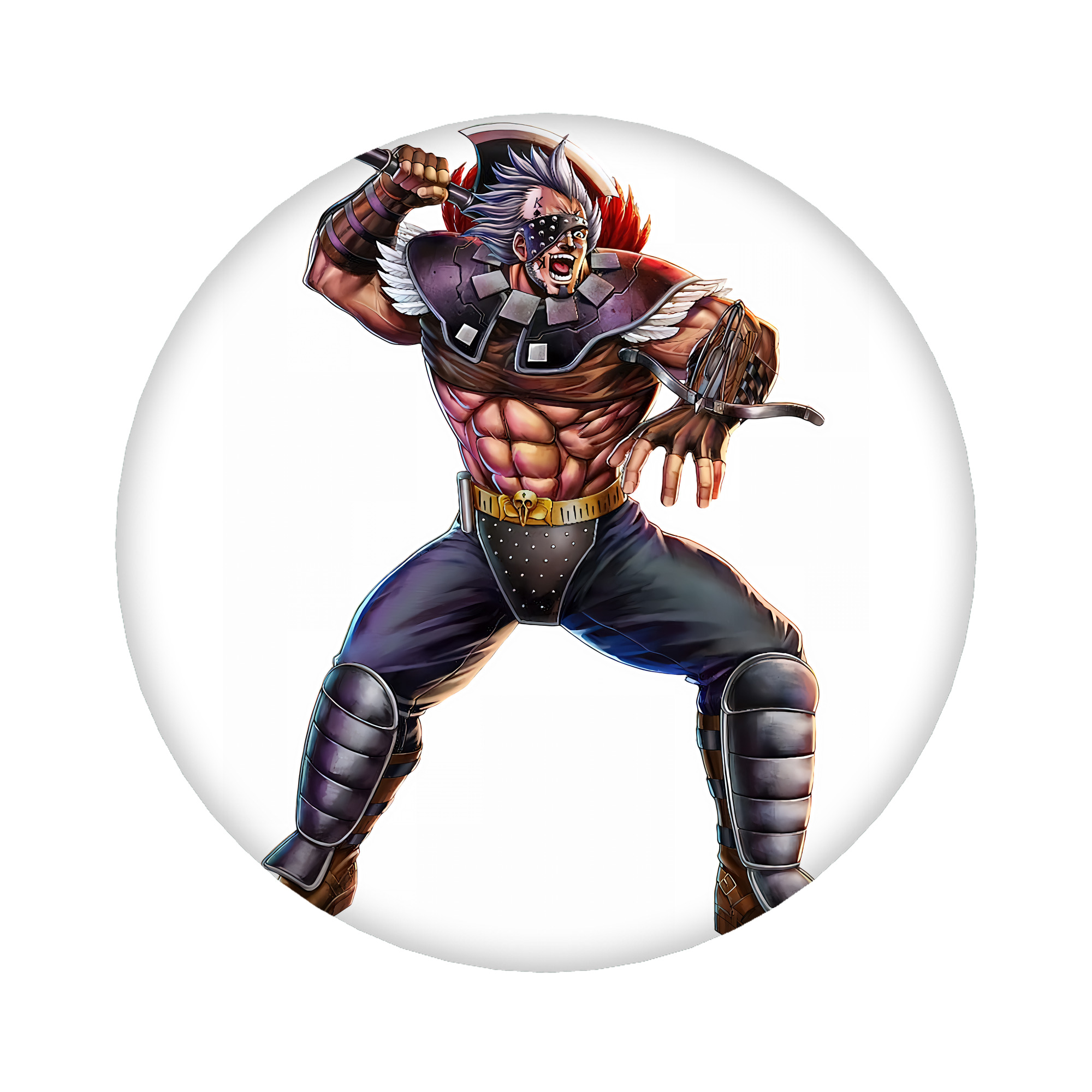 （画像用） 北斗の拳 Fist of the North Star 6cm 缶バッジ 複数セット