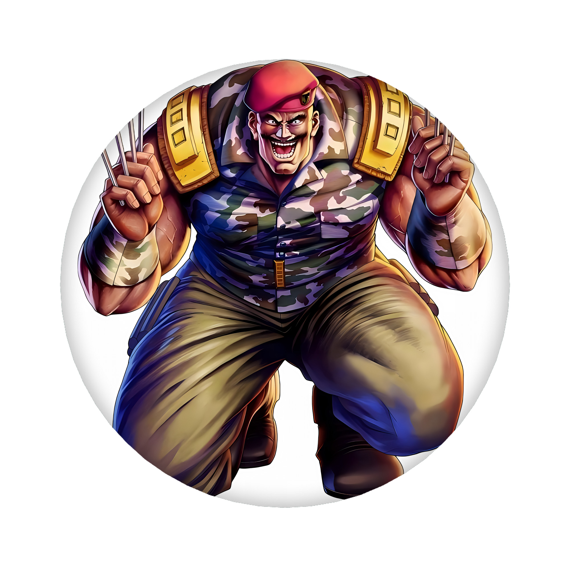 （画像用） 北斗の拳 Fist of the North Star 6cm 缶バッジ 複数セット
