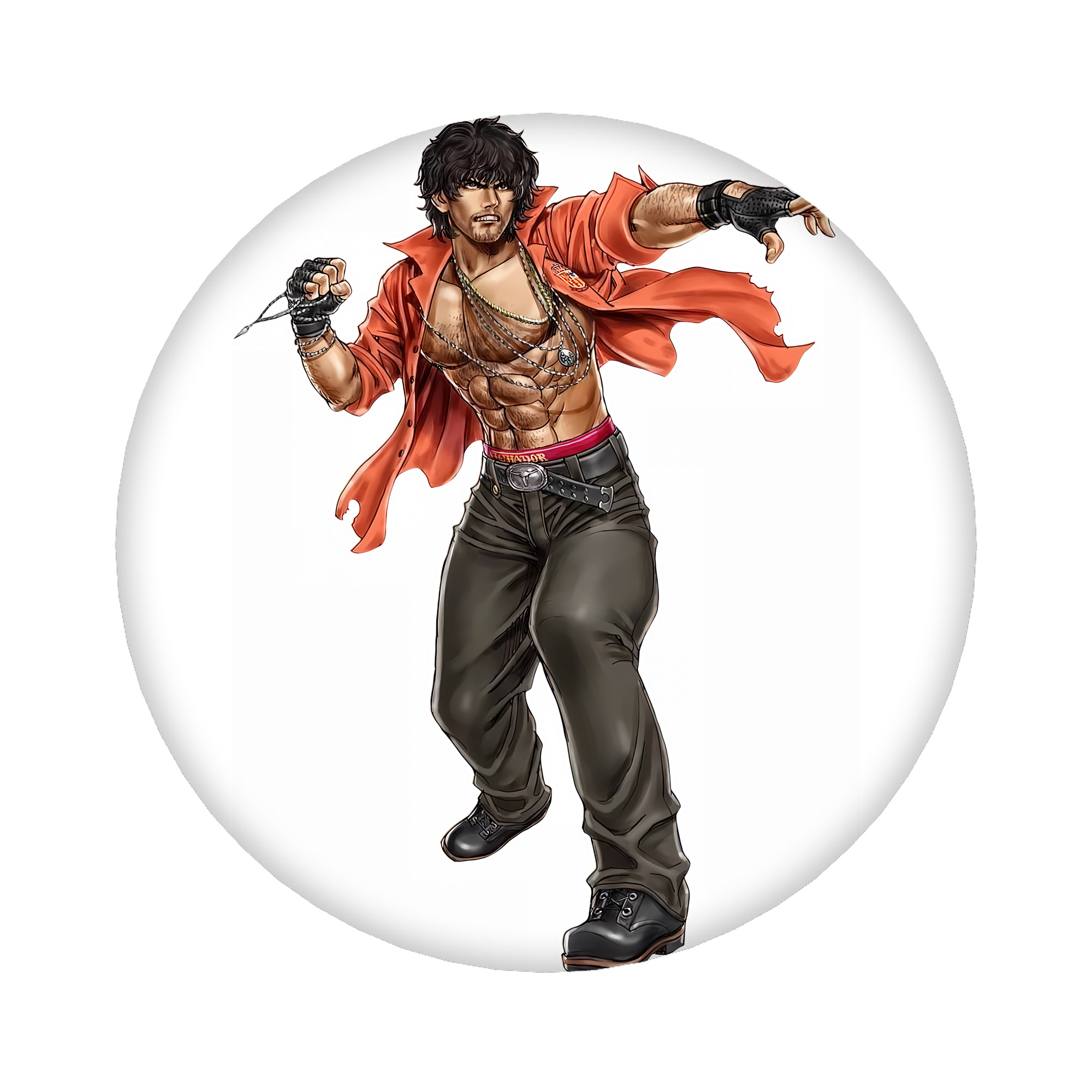 （画像用） 北斗の拳 Fist of the North Star 6cm 缶バッジ 複数セット