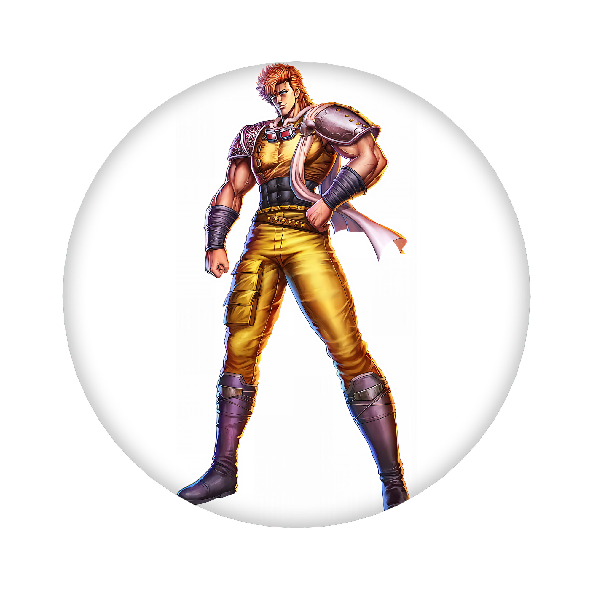 （画像用） 北斗の拳 Fist of the North Star 6cm 缶バッジ 複数セット