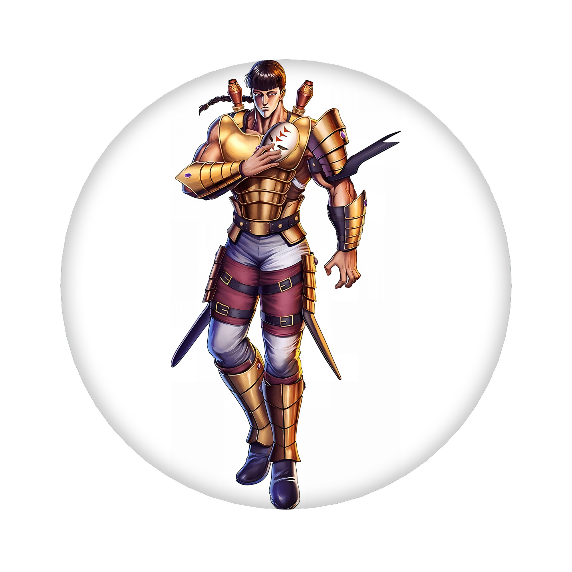 （画像用） 北斗の拳 Fist of the North Star 6cm 缶バッジ 複数セット