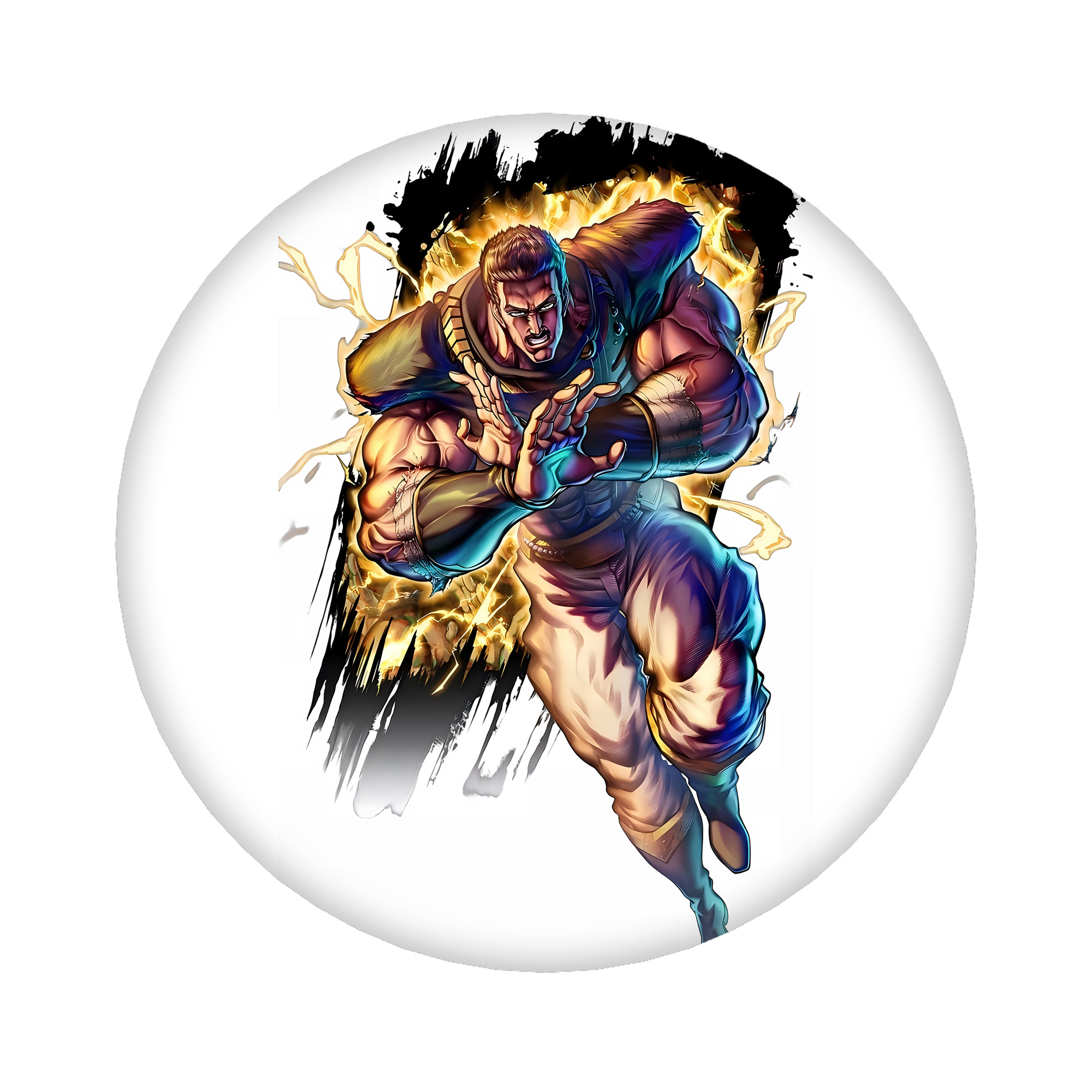 （画像用） 北斗の拳 Fist of the North Star 6cm 缶バッジ 複数セット