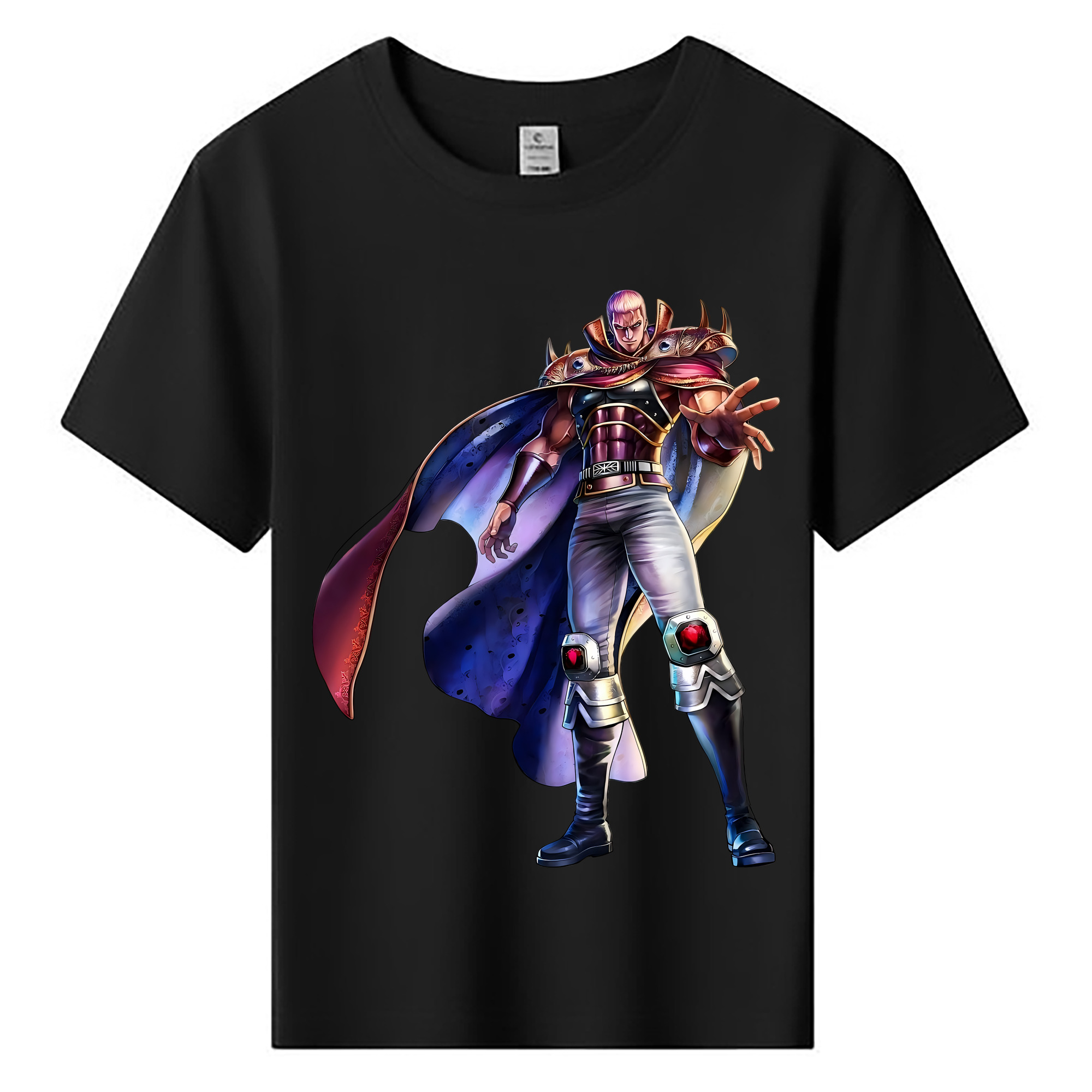 （画像用） 北斗の拳 Fist of the North Star 綿100％キッズTシャツ（フロントプリント）