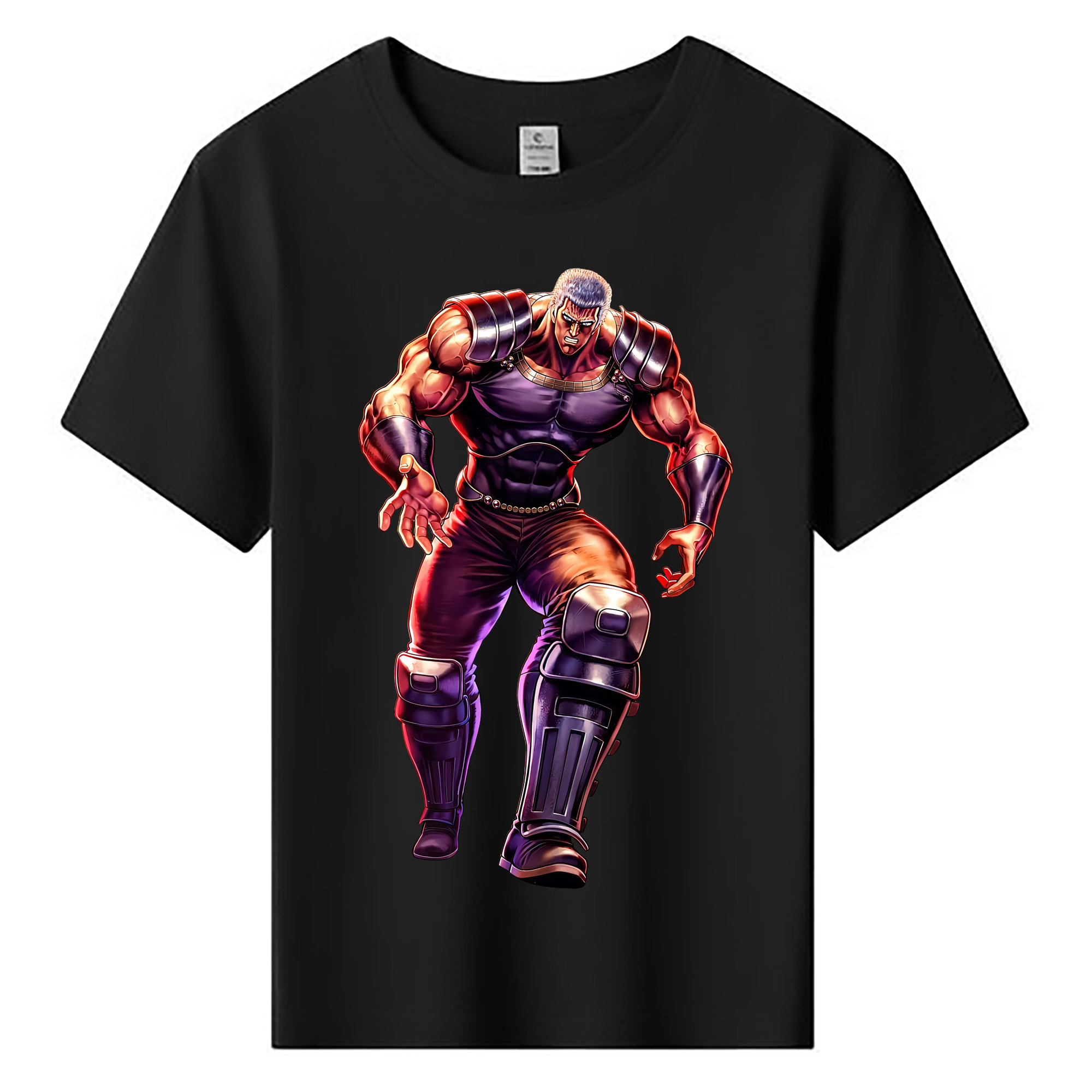 （画像用） 北斗の拳 Fist of the North Star 綿100％キッズTシャツ（フロントプリント）