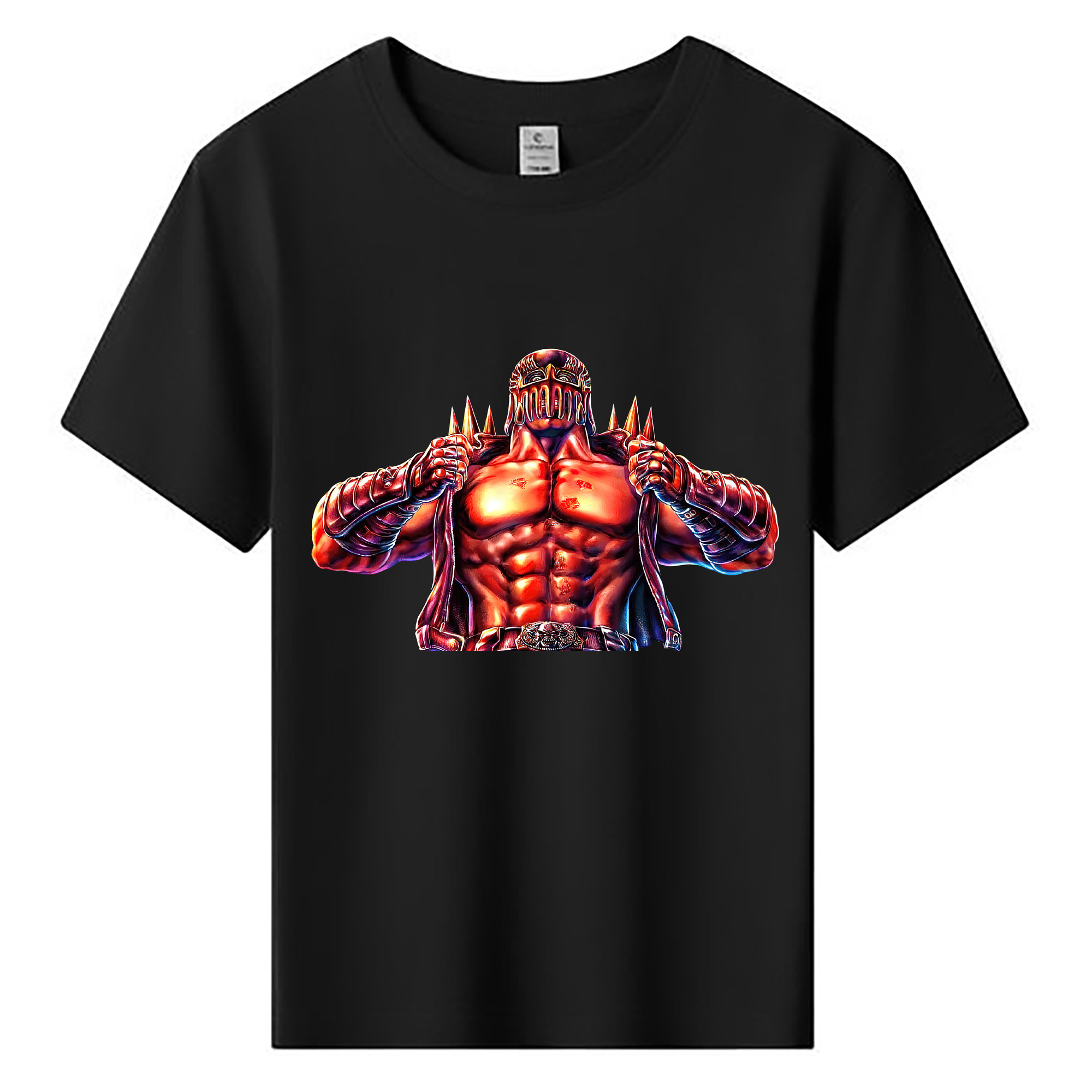 （画像用） 北斗の拳 Fist of the North Star 綿100％キッズTシャツ（フロントプリント）