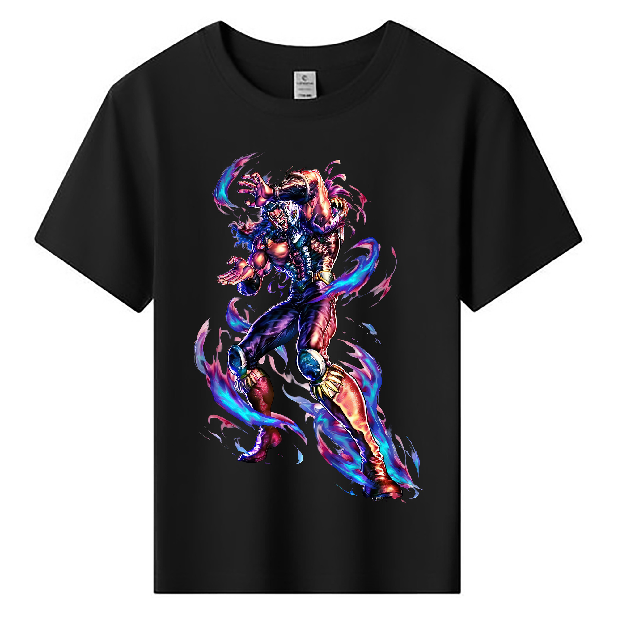（画像用） 北斗の拳 Fist of the North Star 綿100％キッズTシャツ（フロントプリント）