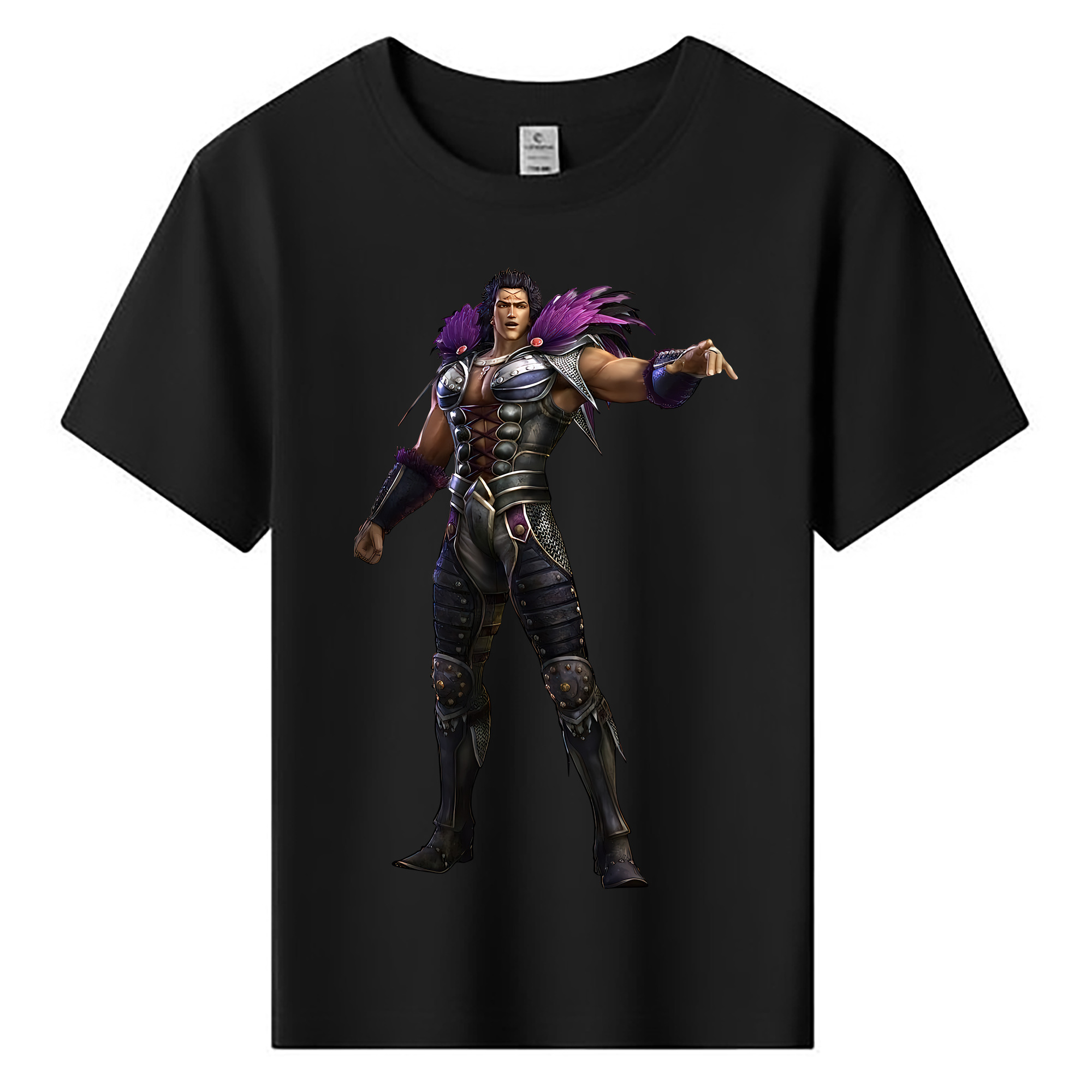 （画像用） 北斗の拳 Fist of the North Star 綿100％キッズTシャツ（フロントプリント）