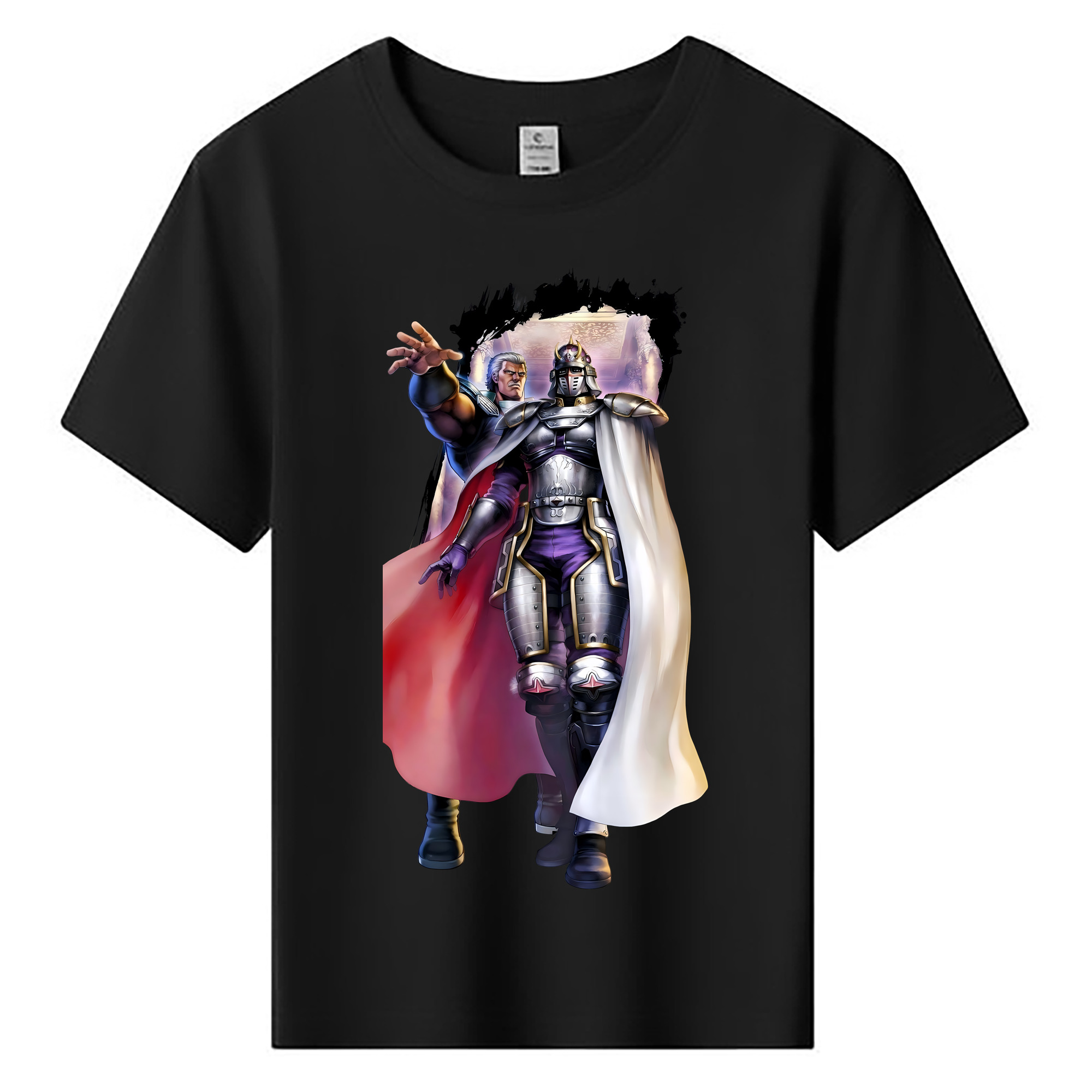 （画像用） 北斗の拳 Fist of the North Star 綿100％キッズTシャツ（フロントプリント）