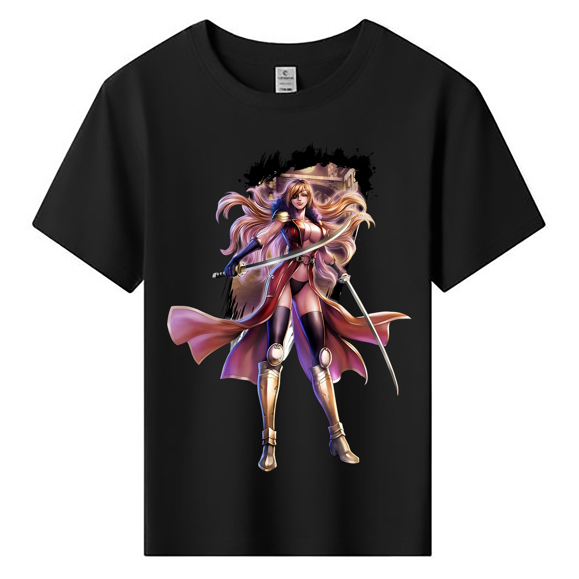 （画像用） 北斗の拳 Fist of the North Star 綿100％キッズTシャツ（フロントプリント）