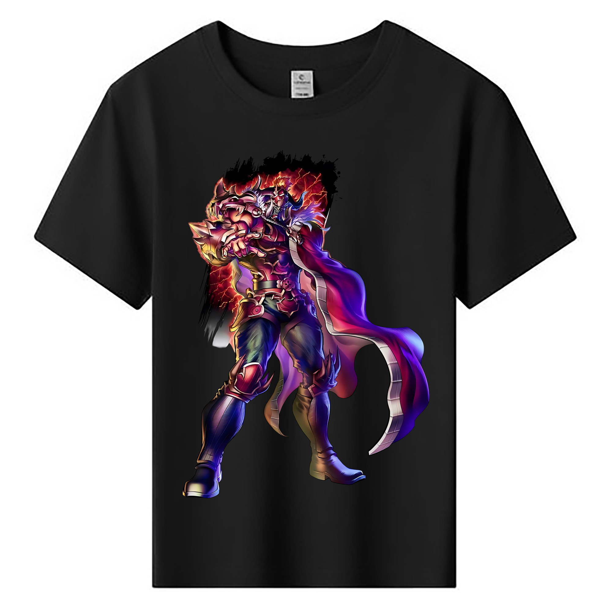 （画像用） 北斗の拳 Fist of the North Star 綿100％キッズTシャツ（フロントプリント）