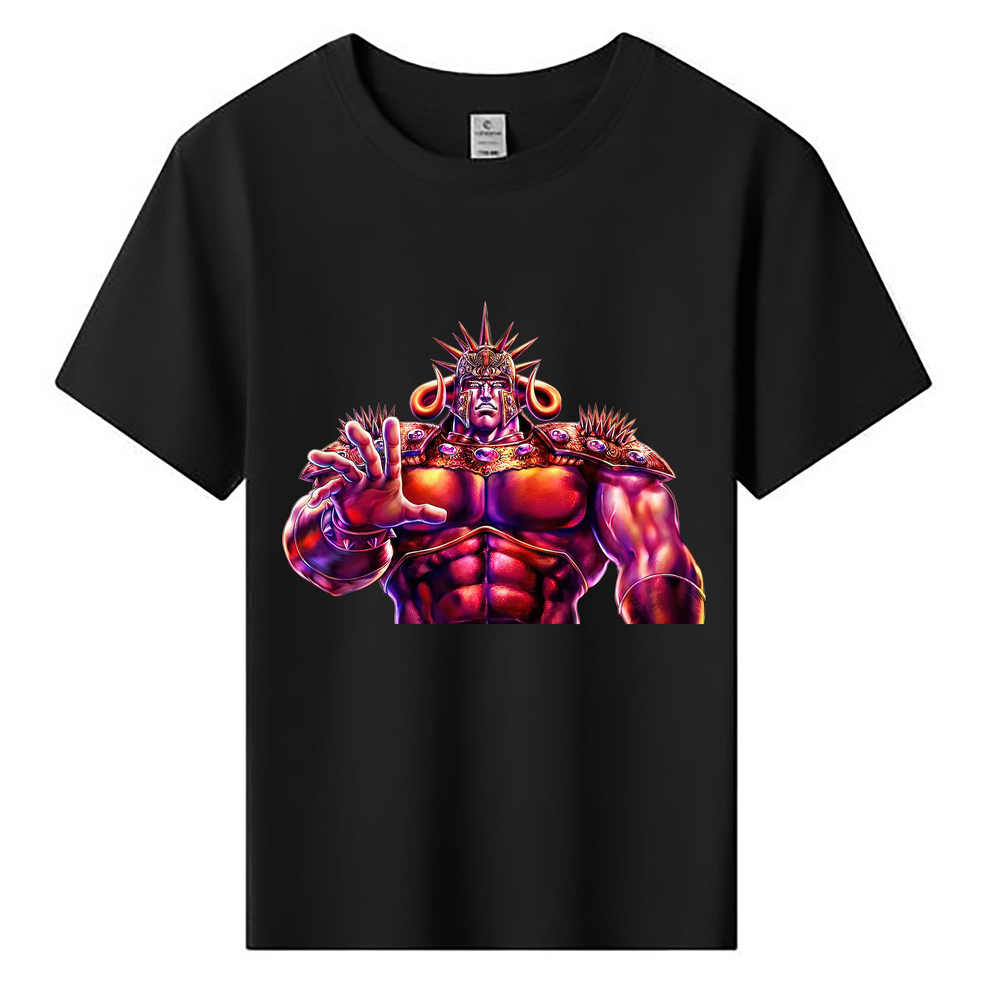 （画像用） 北斗の拳 Fist of the North Star 綿100％キッズTシャツ（フロントプリント）