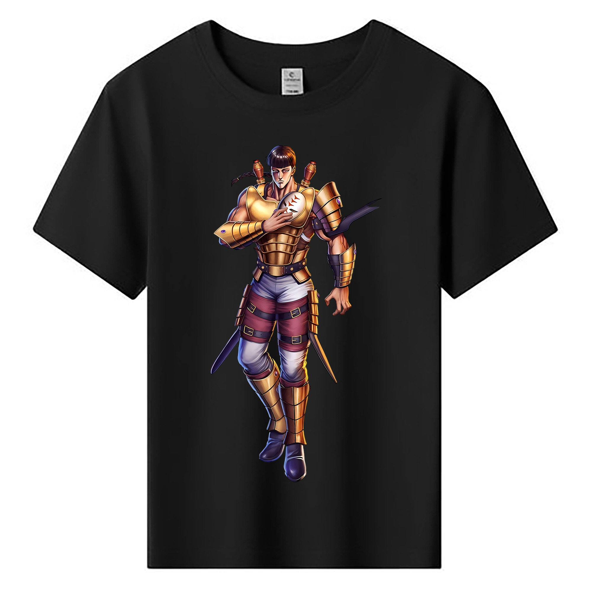 （画像用） 北斗の拳 Fist of the North Star 綿100％キッズTシャツ（フロントプリント）
