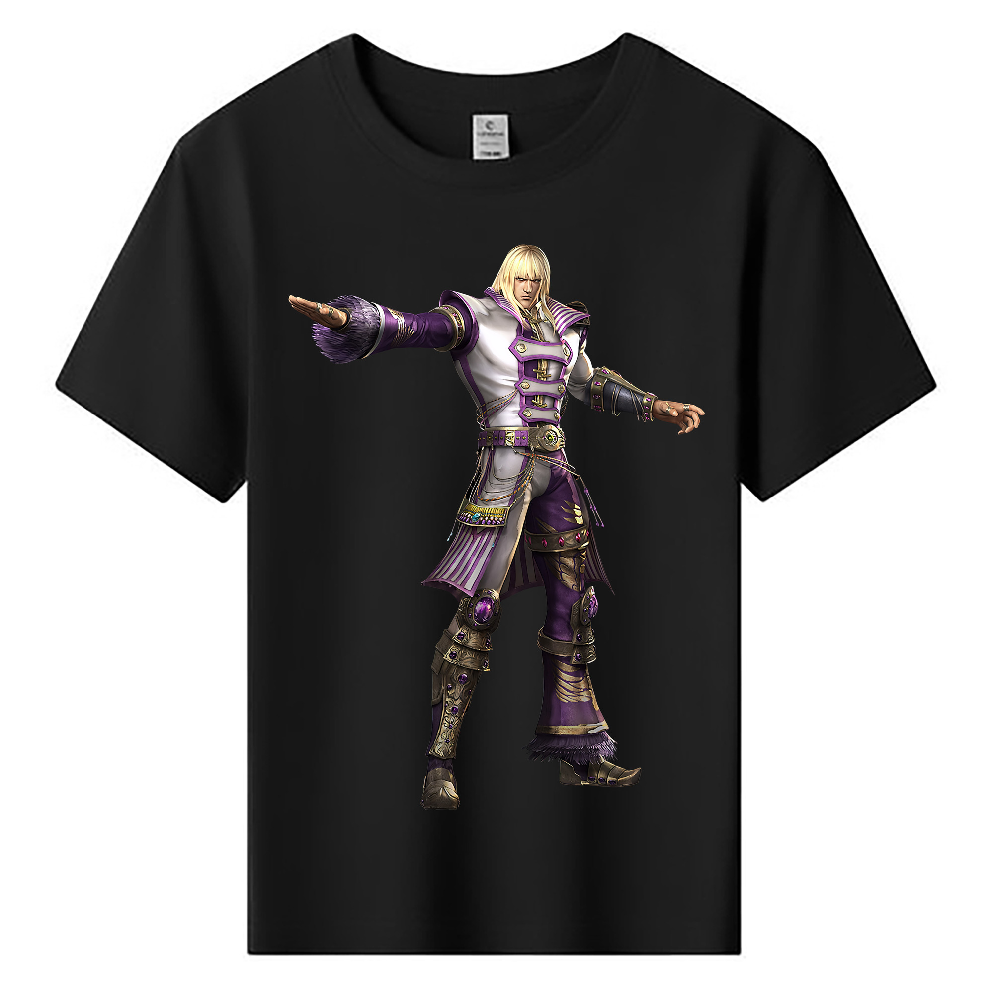 （画像用） 北斗の拳 Fist of the North Star 綿100％キッズTシャツ（フロントプリント）