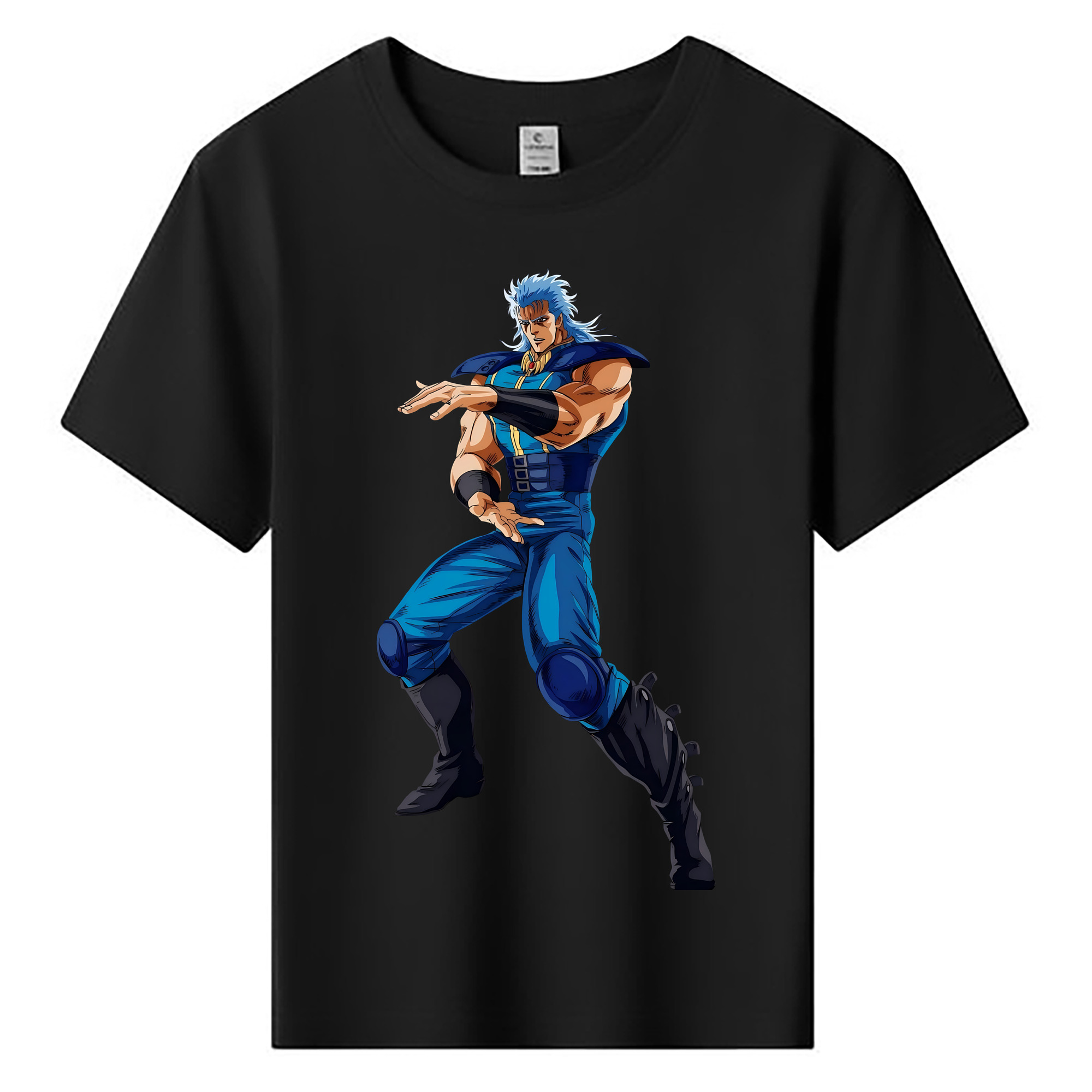 北斗の拳 Fist of the North Star 綿100％キッズTシャツ（フロントプリント）
