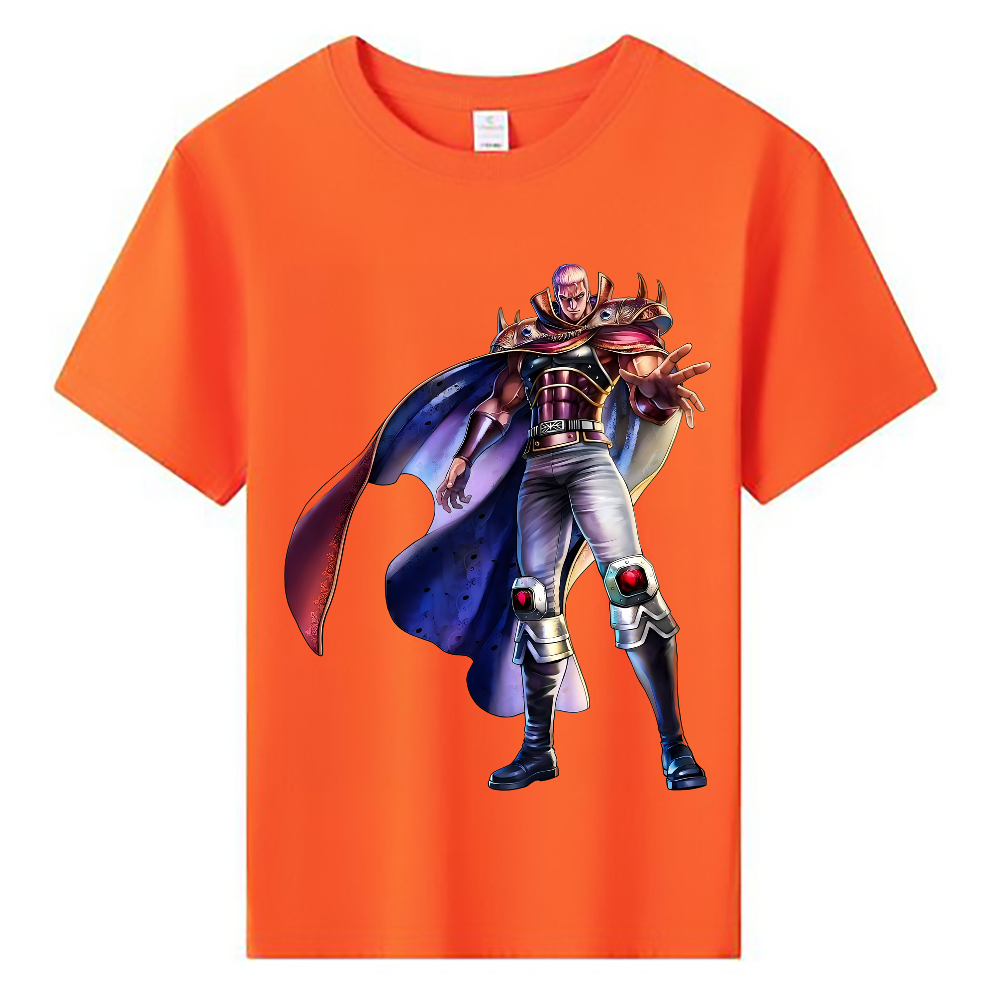 （画像用） 北斗の拳 Fist of the North Star 綿100％キッズTシャツ（フロントプリント）