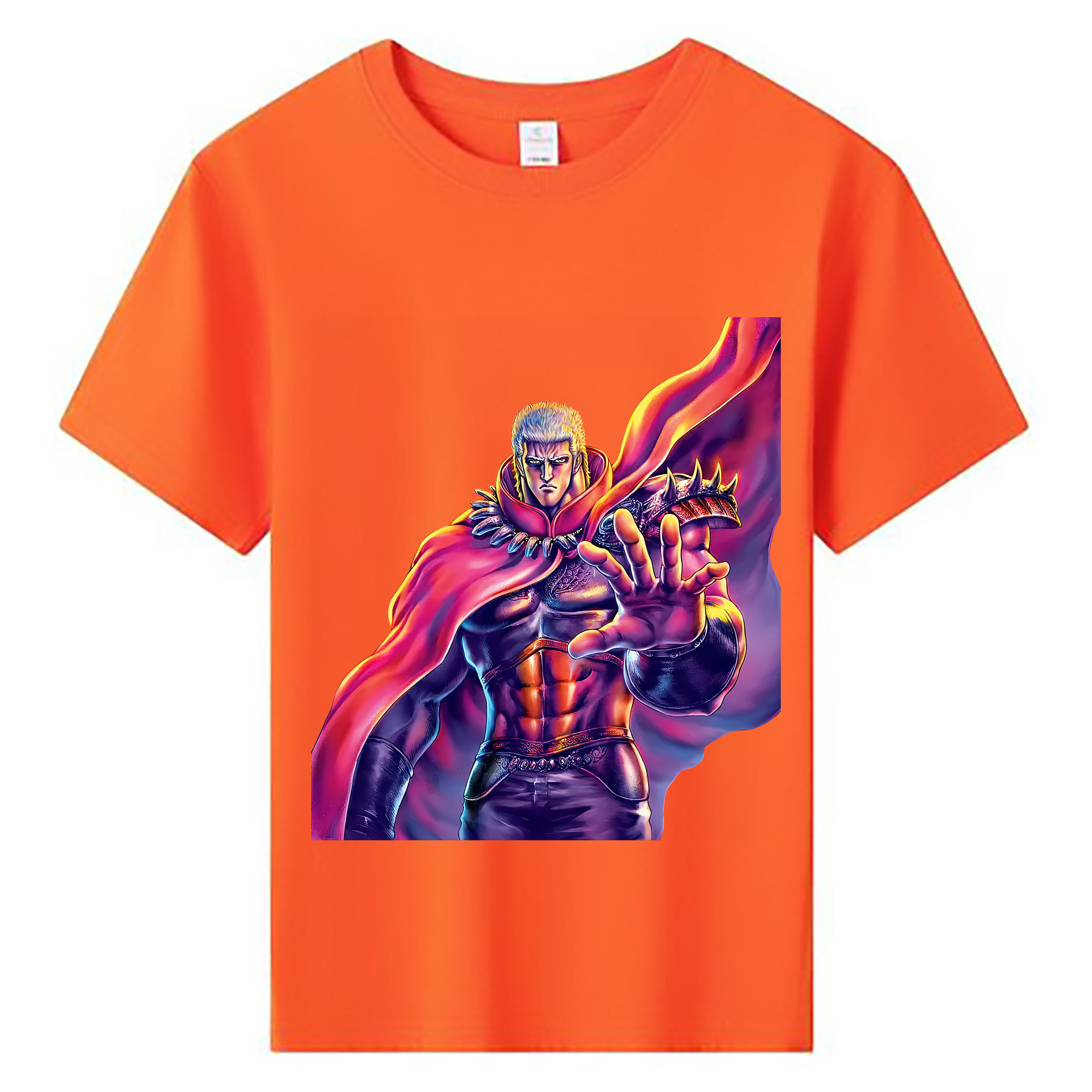 （画像用） 北斗の拳 Fist of the North Star 綿100％キッズTシャツ（フロントプリント）