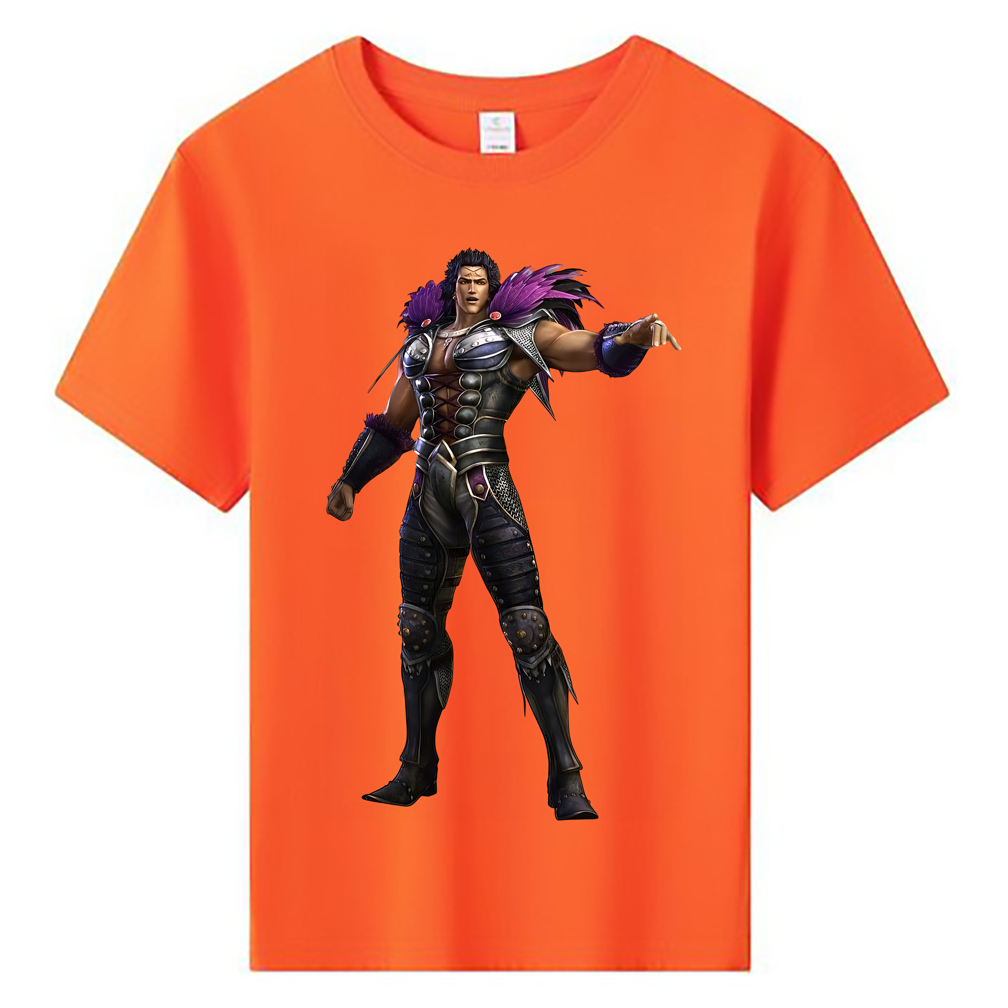 （画像用） 北斗の拳 Fist of the North Star 綿100％キッズTシャツ（フロントプリント）