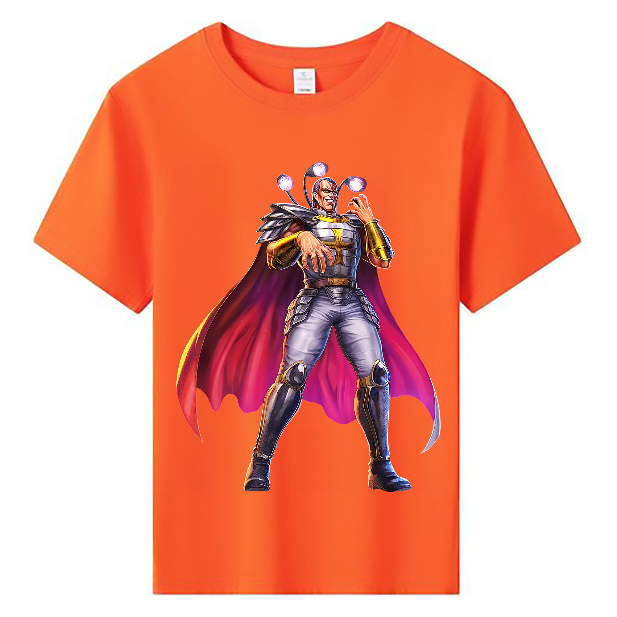 （画像用） 北斗の拳 Fist of the North Star 綿100％キッズTシャツ（フロントプリント）
