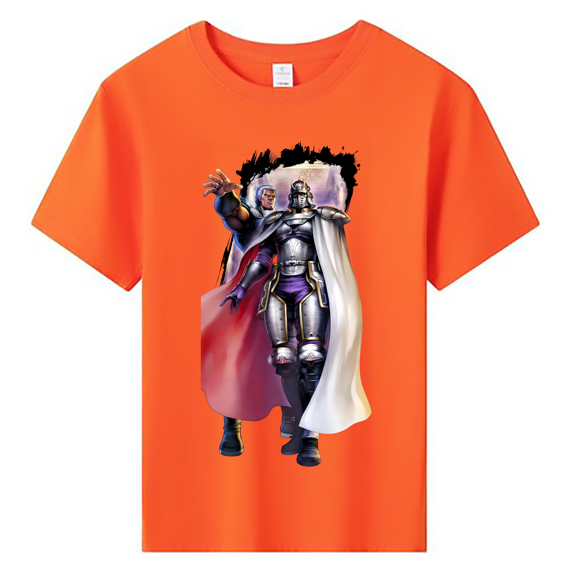 （画像用） 北斗の拳 Fist of the North Star 綿100％キッズTシャツ（フロントプリント）