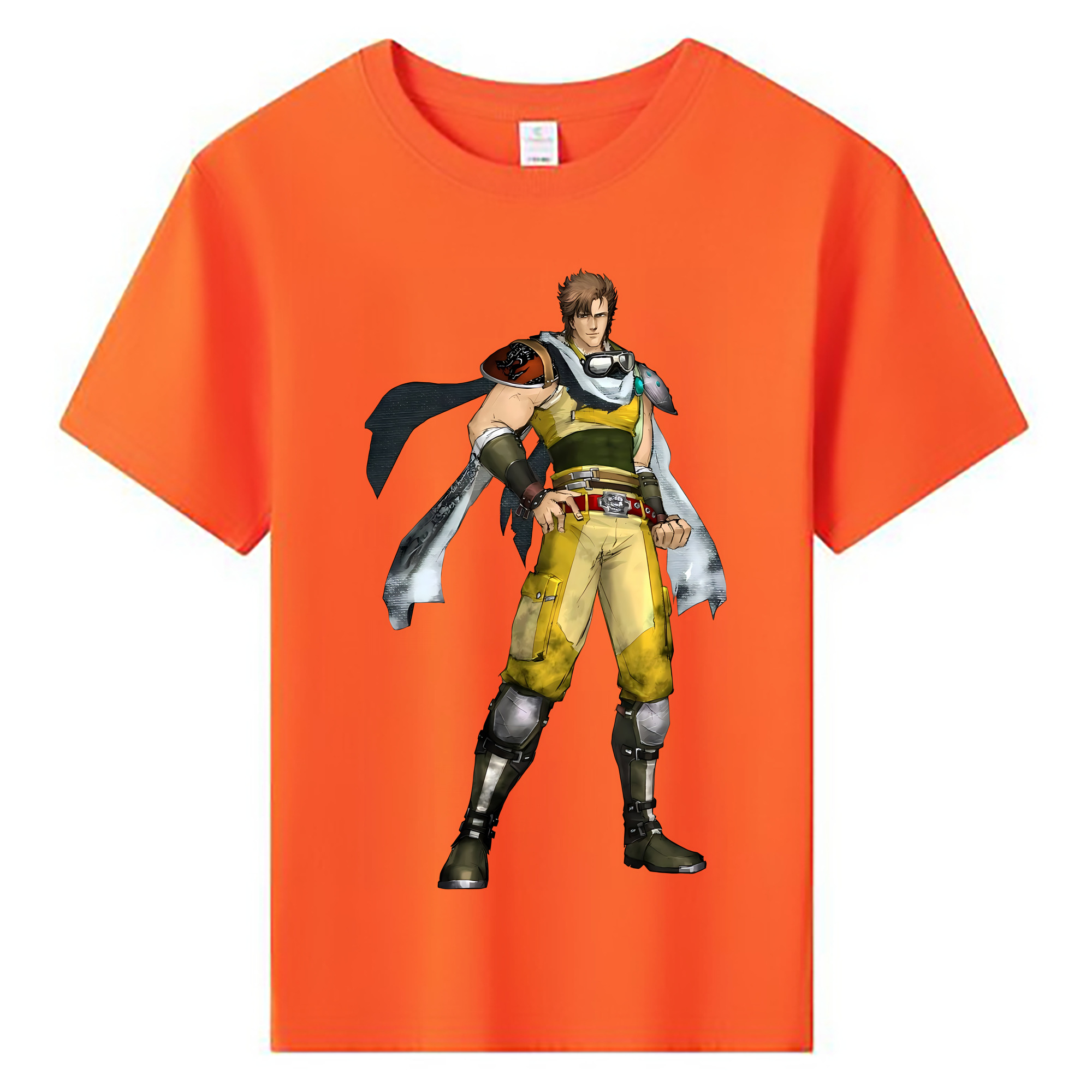 （画像用） 北斗の拳 Fist of the North Star 綿100％キッズTシャツ（フロントプリント）