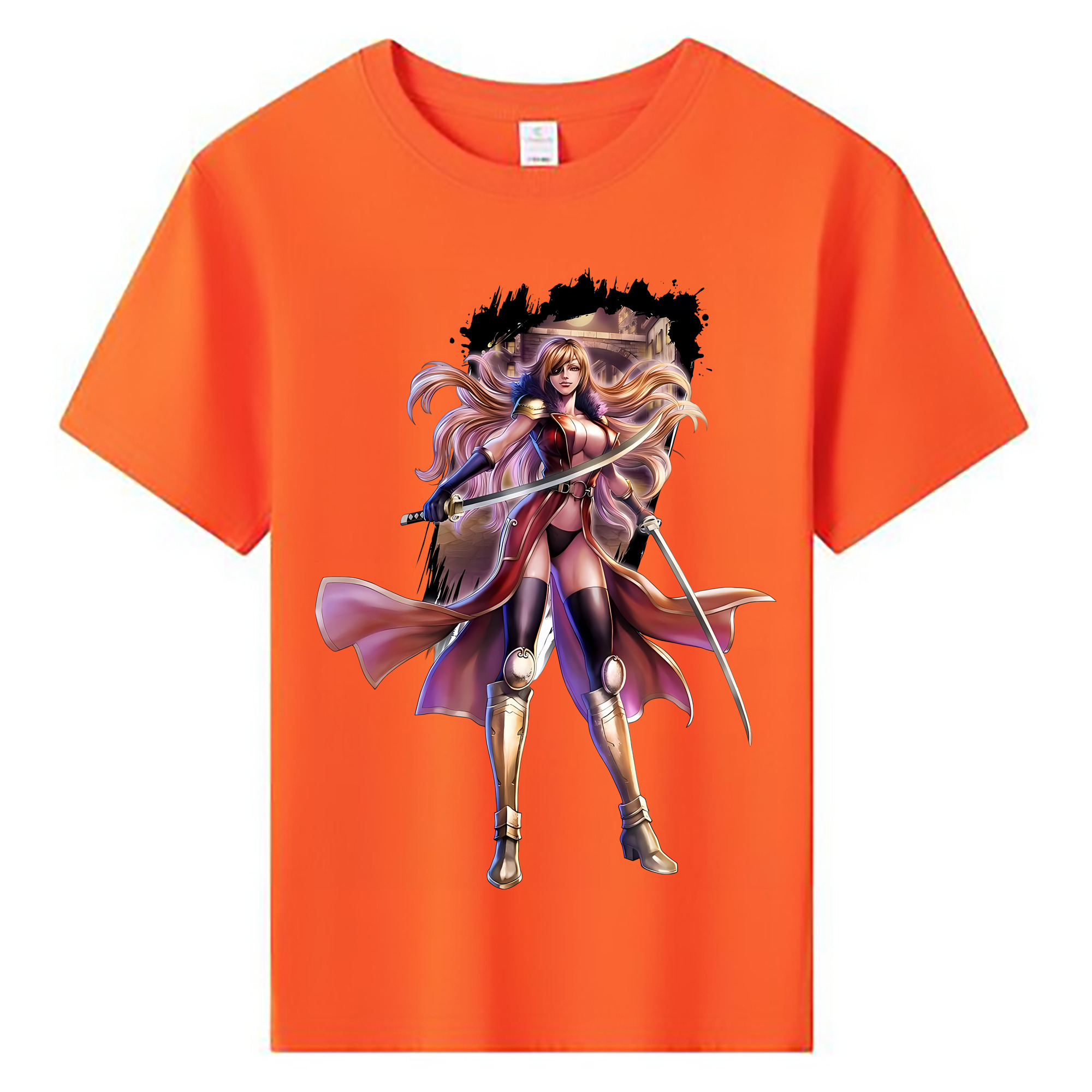 （画像用） 北斗の拳 Fist of the North Star 綿100％キッズTシャツ（フロントプリント）