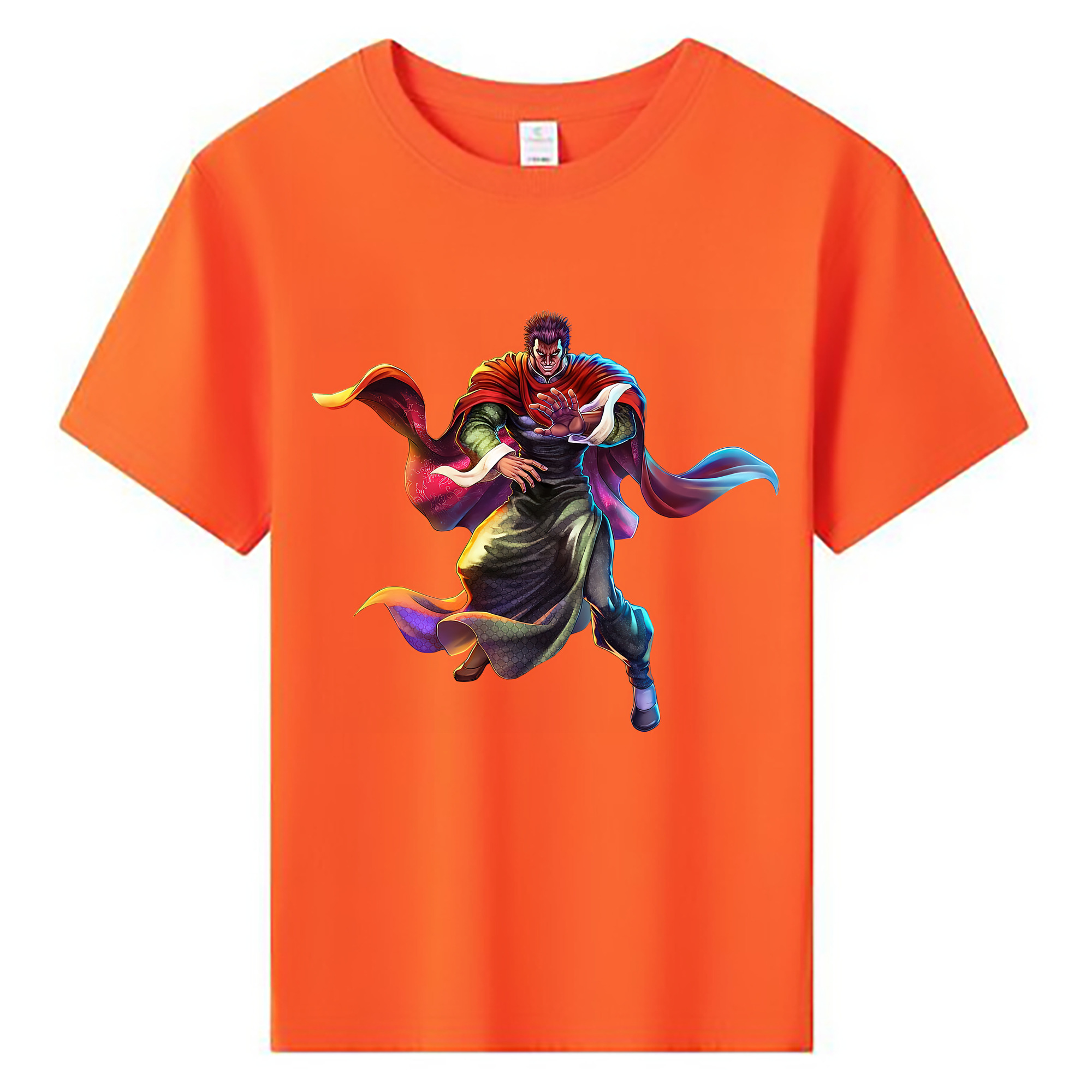 （画像用） 北斗の拳 Fist of the North Star 綿100％キッズTシャツ（フロントプリント）