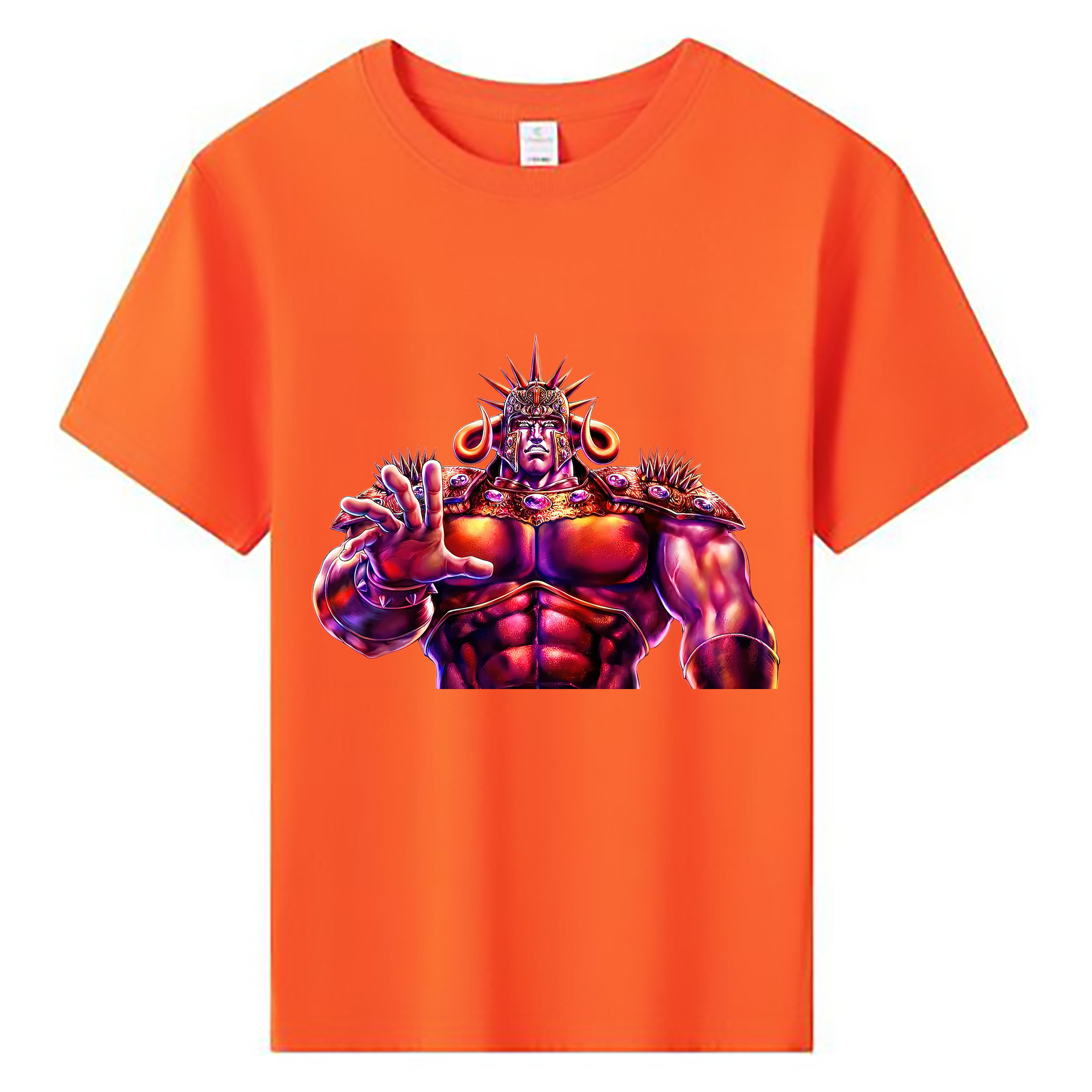 （画像用） 北斗の拳 Fist of the North Star 綿100％キッズTシャツ（フロントプリント）