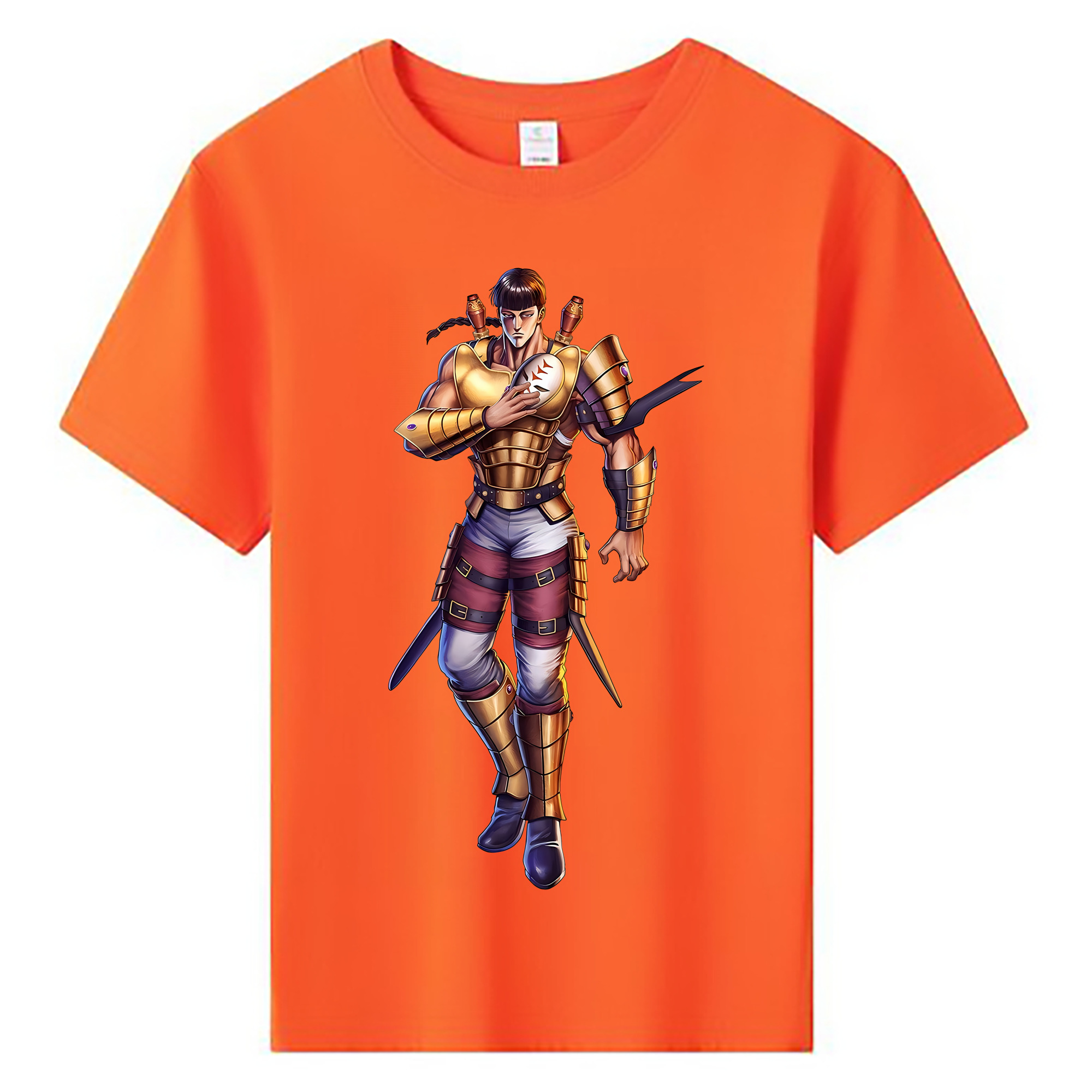 （画像用） 北斗の拳 Fist of the North Star 綿100％キッズTシャツ（フロントプリント）