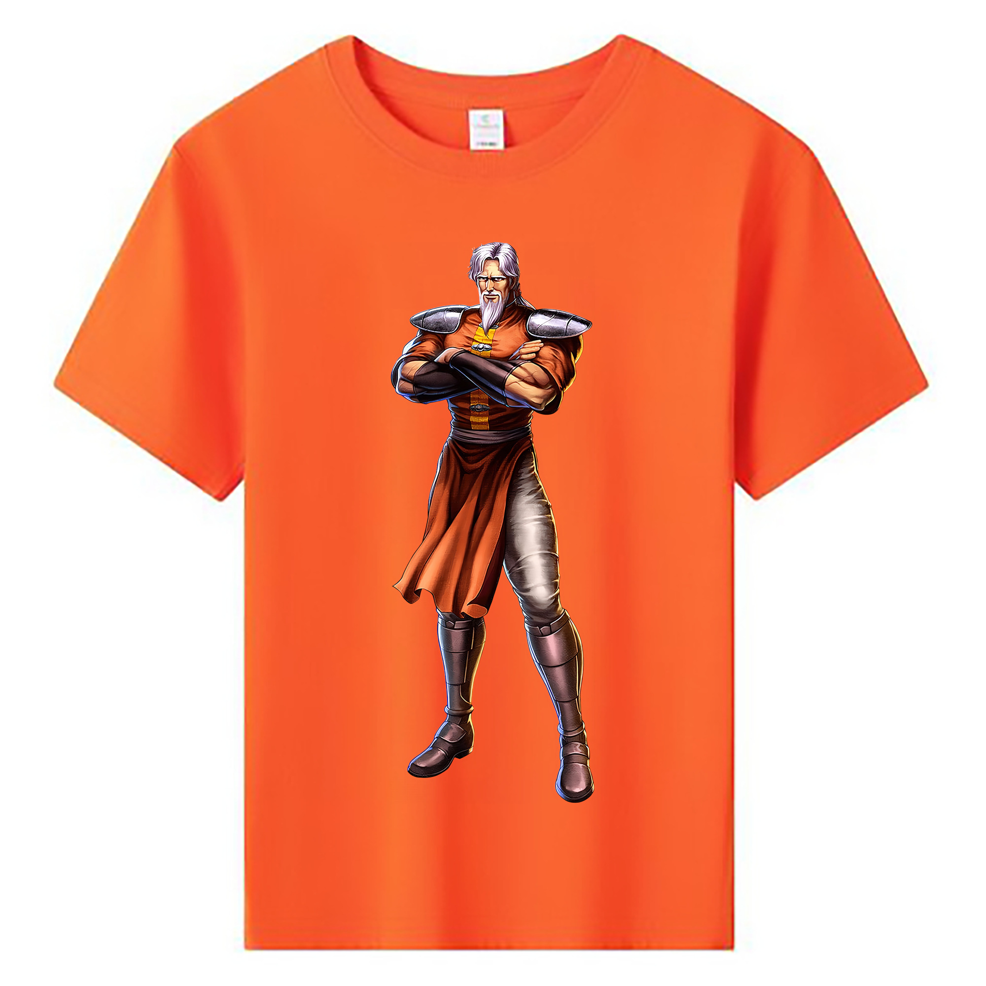 （画像用） 北斗の拳 Fist of the North Star 綿100％キッズTシャツ（フロントプリント）