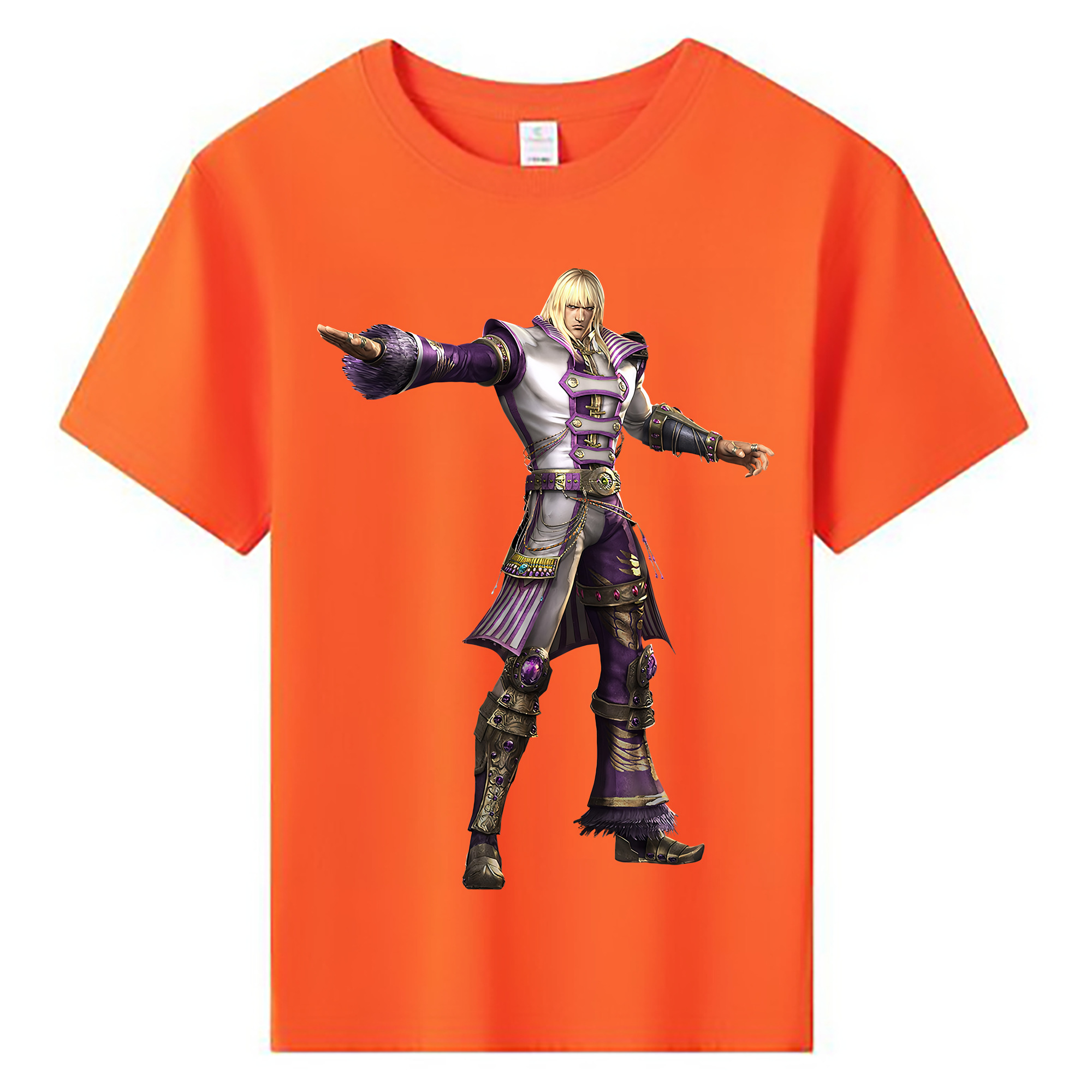（画像用） 北斗の拳 Fist of the North Star 綿100％キッズTシャツ（フロントプリント）