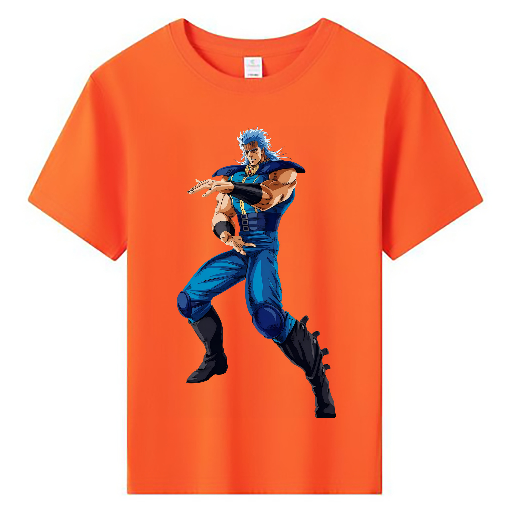 北斗の拳 Fist of the North Star 綿100％キッズTシャツ（フロントプリント）