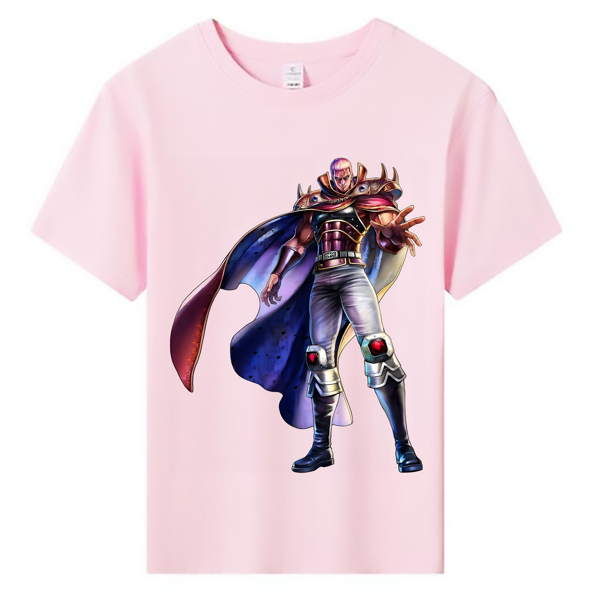 （画像用） 北斗の拳 Fist of the North Star 綿100％キッズTシャツ（フロントプリント）