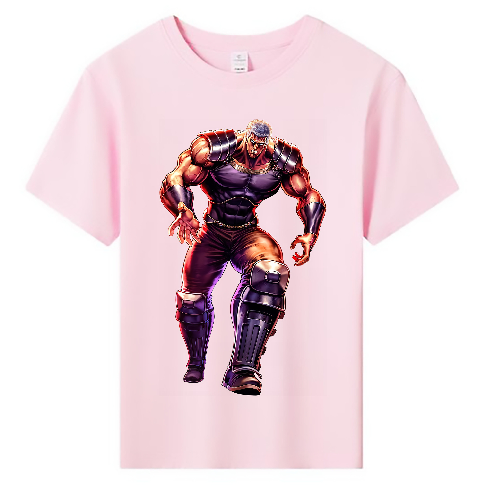 （画像用） 北斗の拳 Fist of the North Star 綿100％キッズTシャツ（フロントプリント）