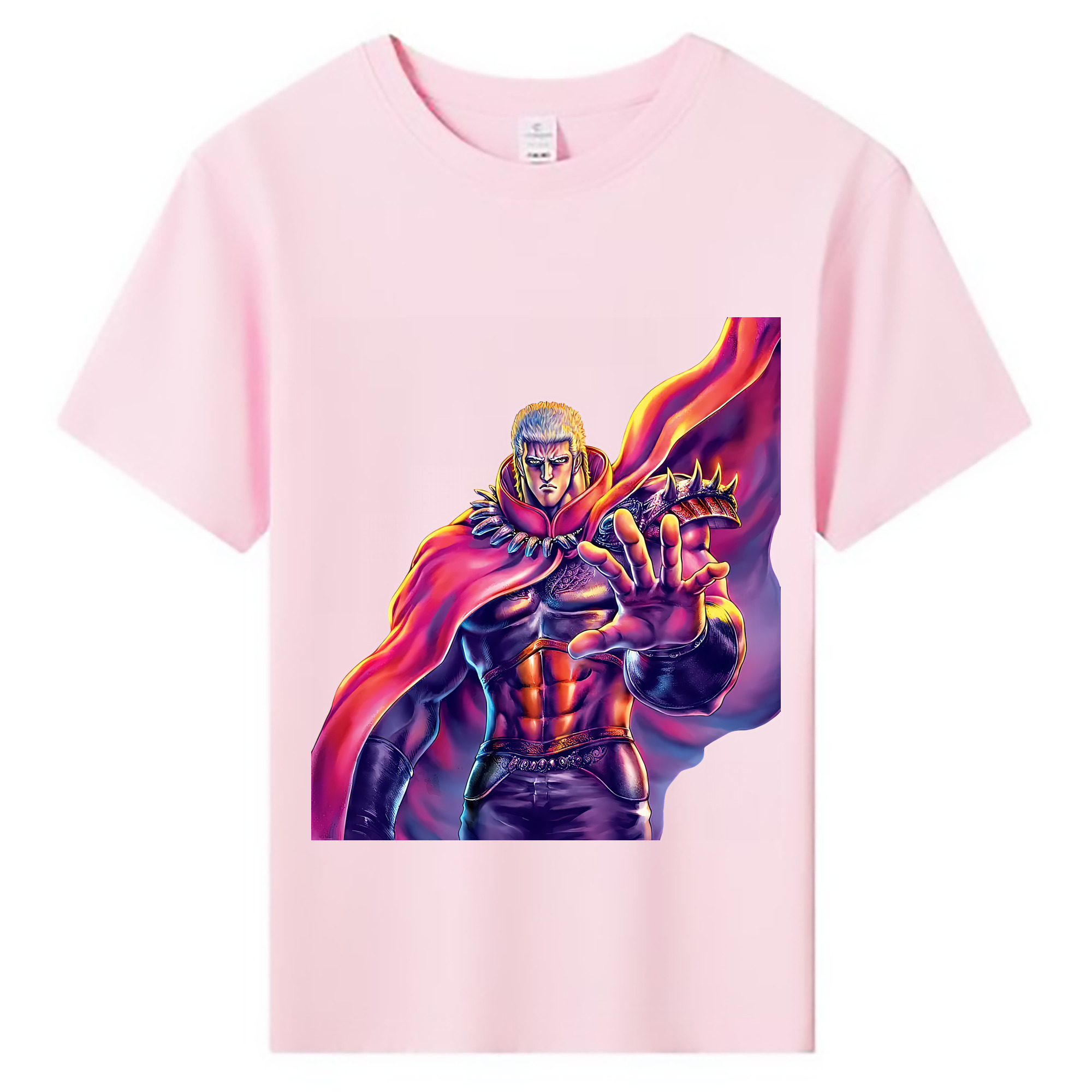 （画像用） 北斗の拳 Fist of the North Star 綿100％キッズTシャツ（フロントプリント）