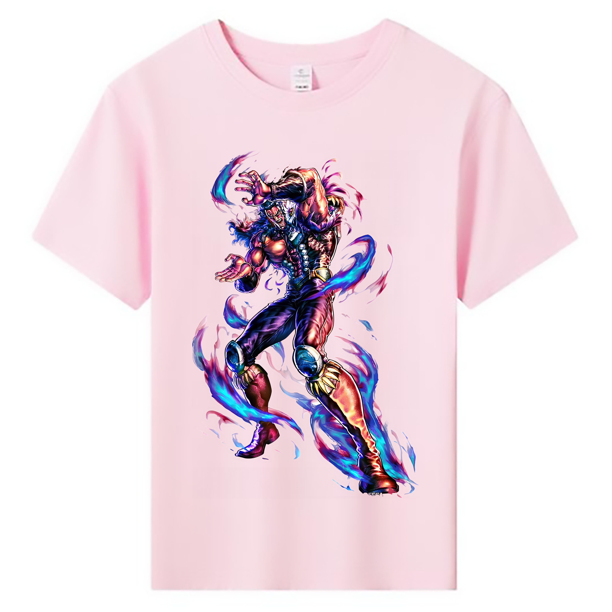 （画像用） 北斗の拳 Fist of the North Star 綿100％キッズTシャツ（フロントプリント）