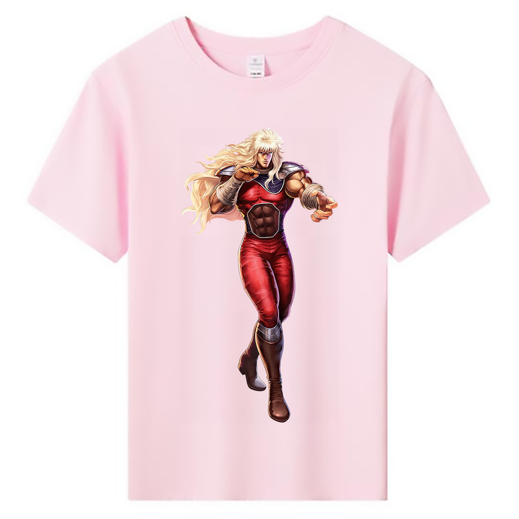 （画像用） 北斗の拳 Fist of the North Star 綿100％キッズTシャツ（フロントプリント）