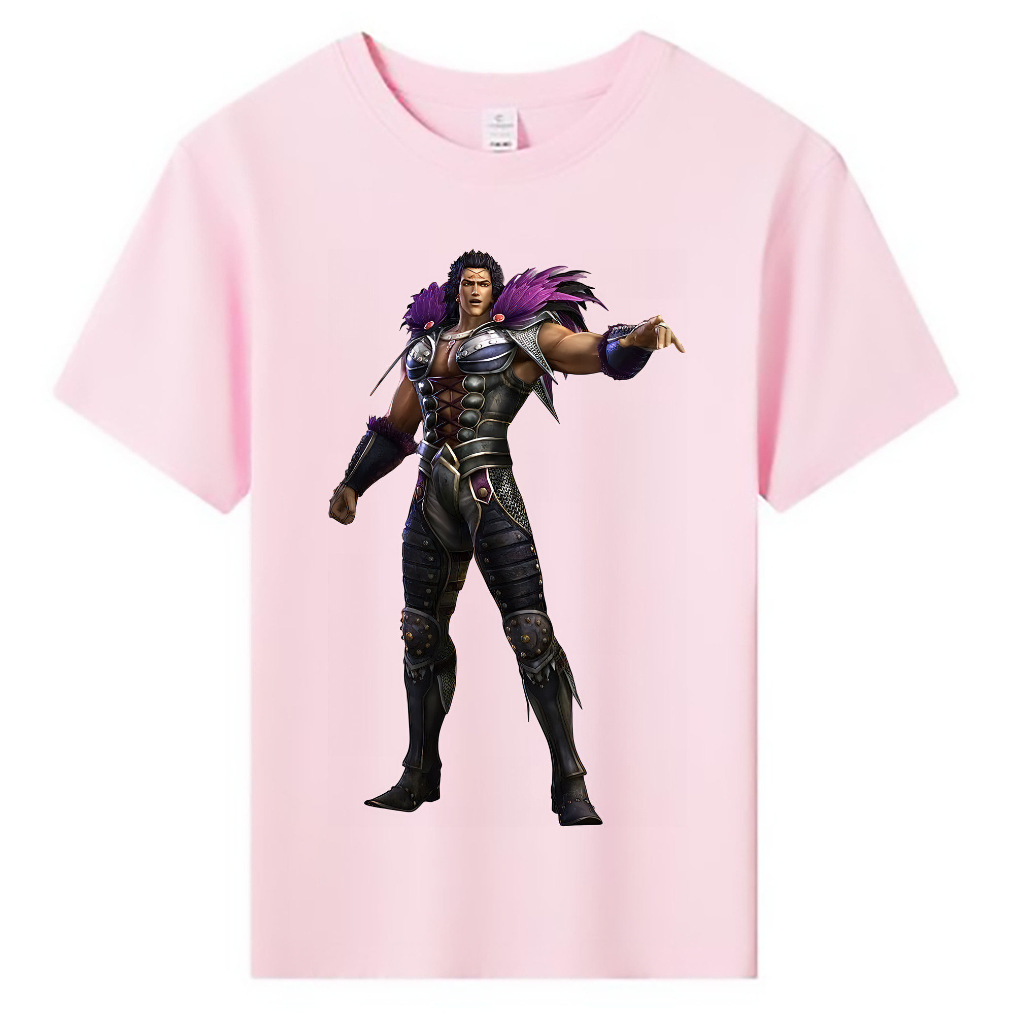 （画像用） 北斗の拳 Fist of the North Star 綿100％キッズTシャツ（フロントプリント）