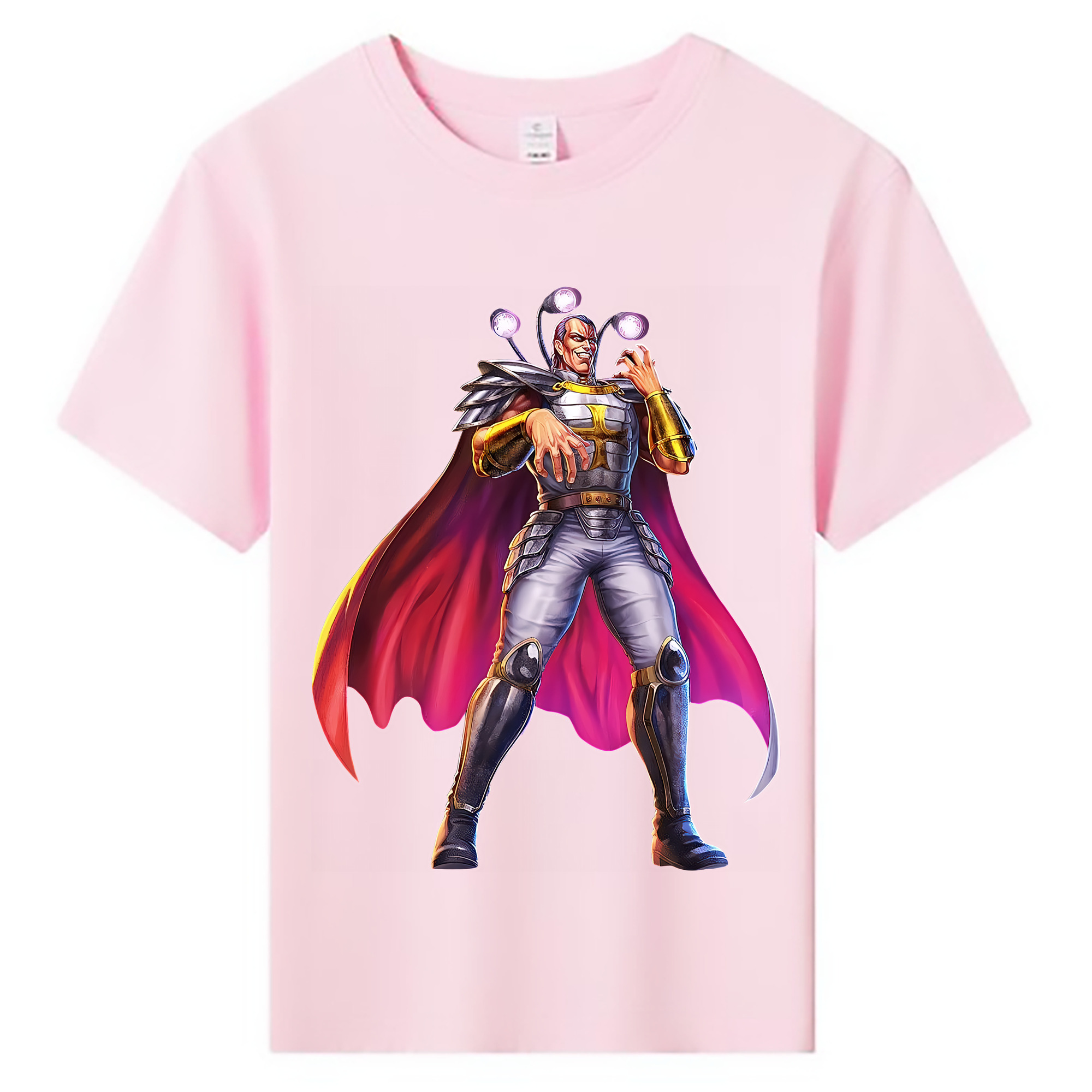 （画像用） 北斗の拳 Fist of the North Star 綿100％キッズTシャツ（フロントプリント）